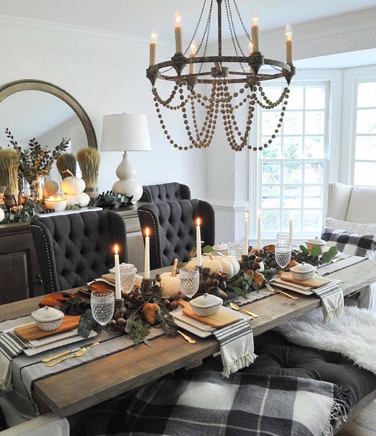 warm and inviting thanksgiving table settings 11