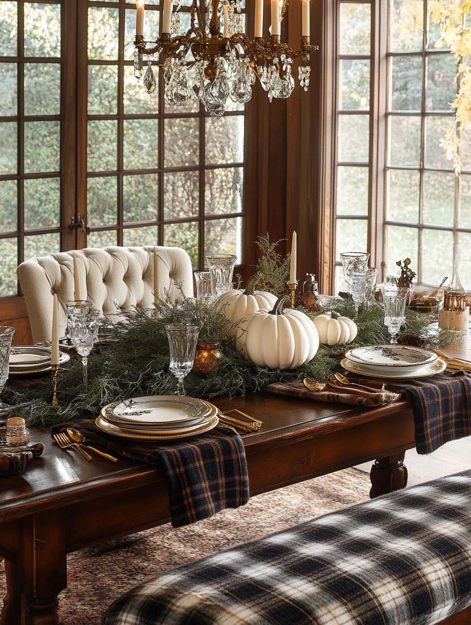 warm and inviting thanksgiving table settings 14