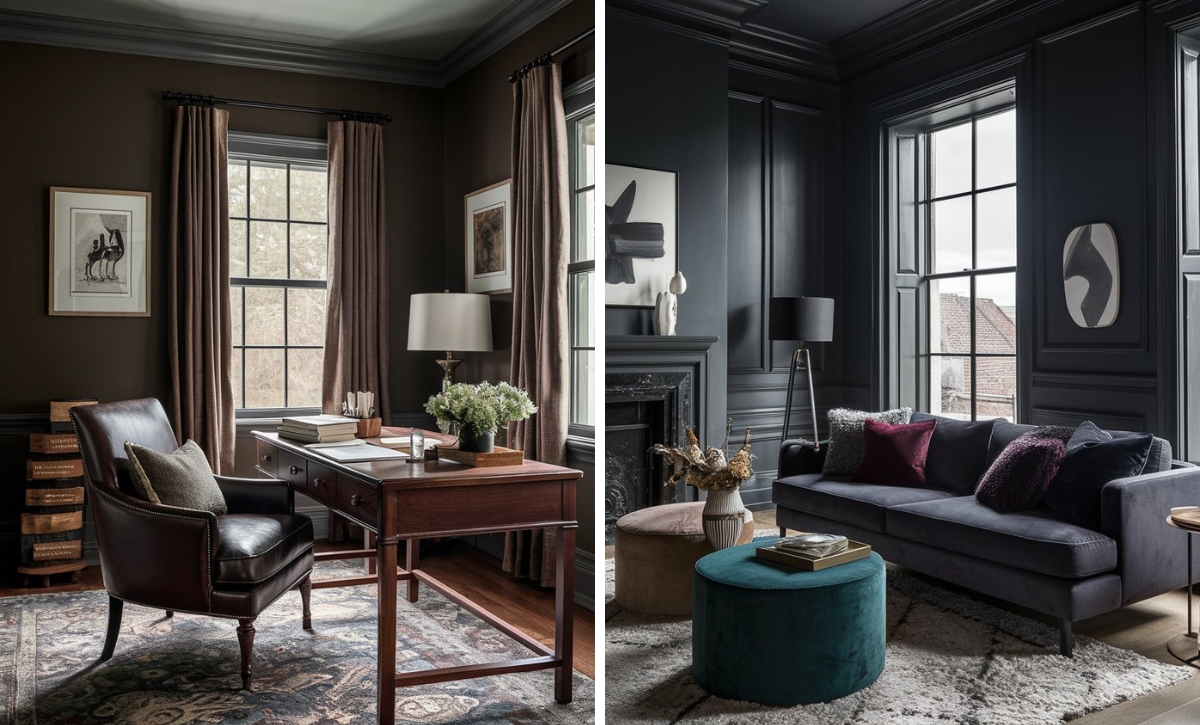 6 Best Charcoal Black Paint Colors from Sherwin Williams