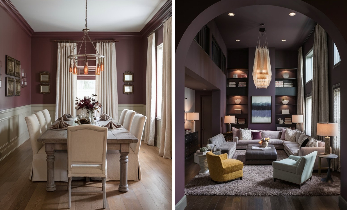 6 Elegant Burgundy Paint Colors by Behr