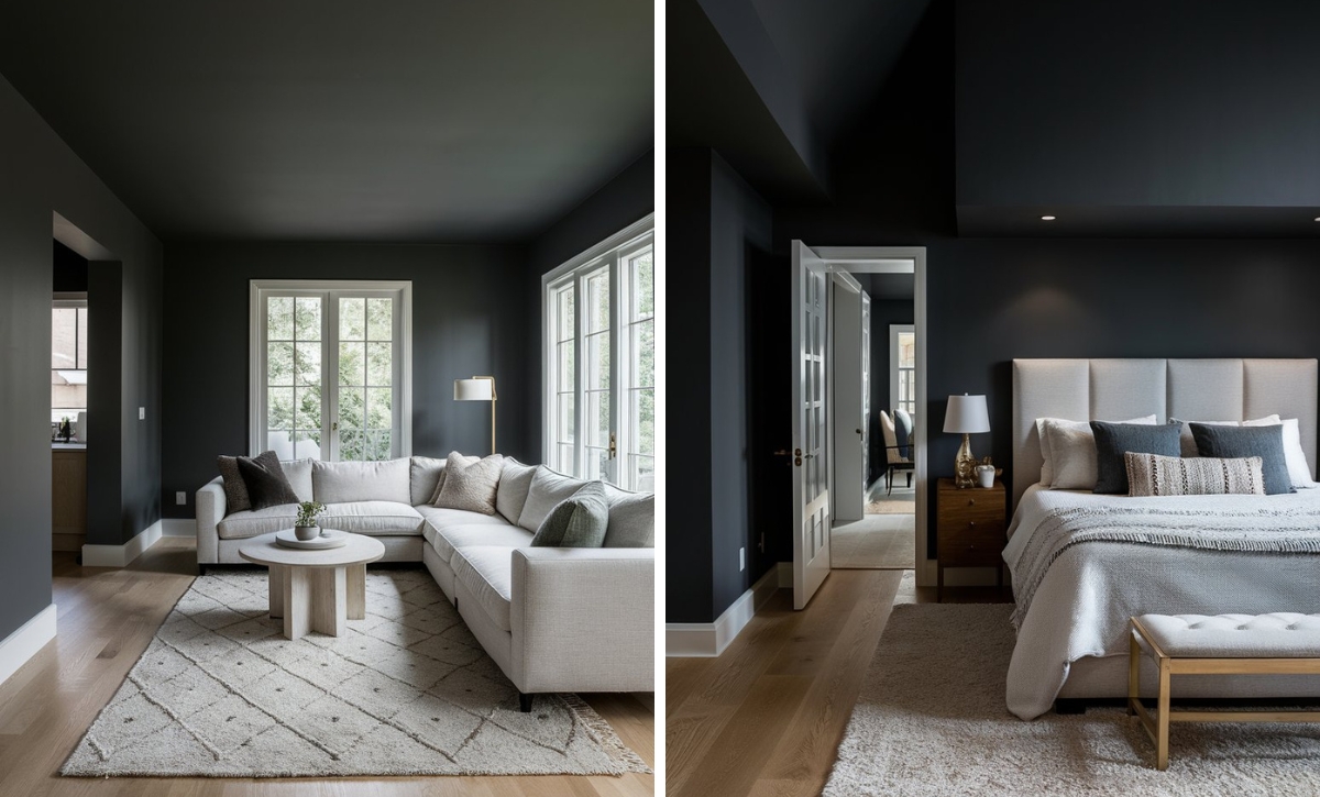 6 Elegant Unique Black Paint Colors by Behr