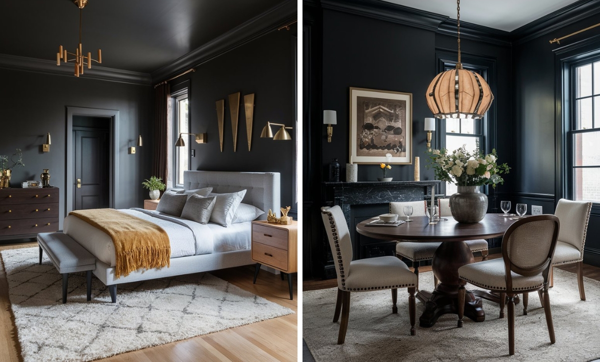 6 Striking Jet Black Paint Colors by Benjamin Moore