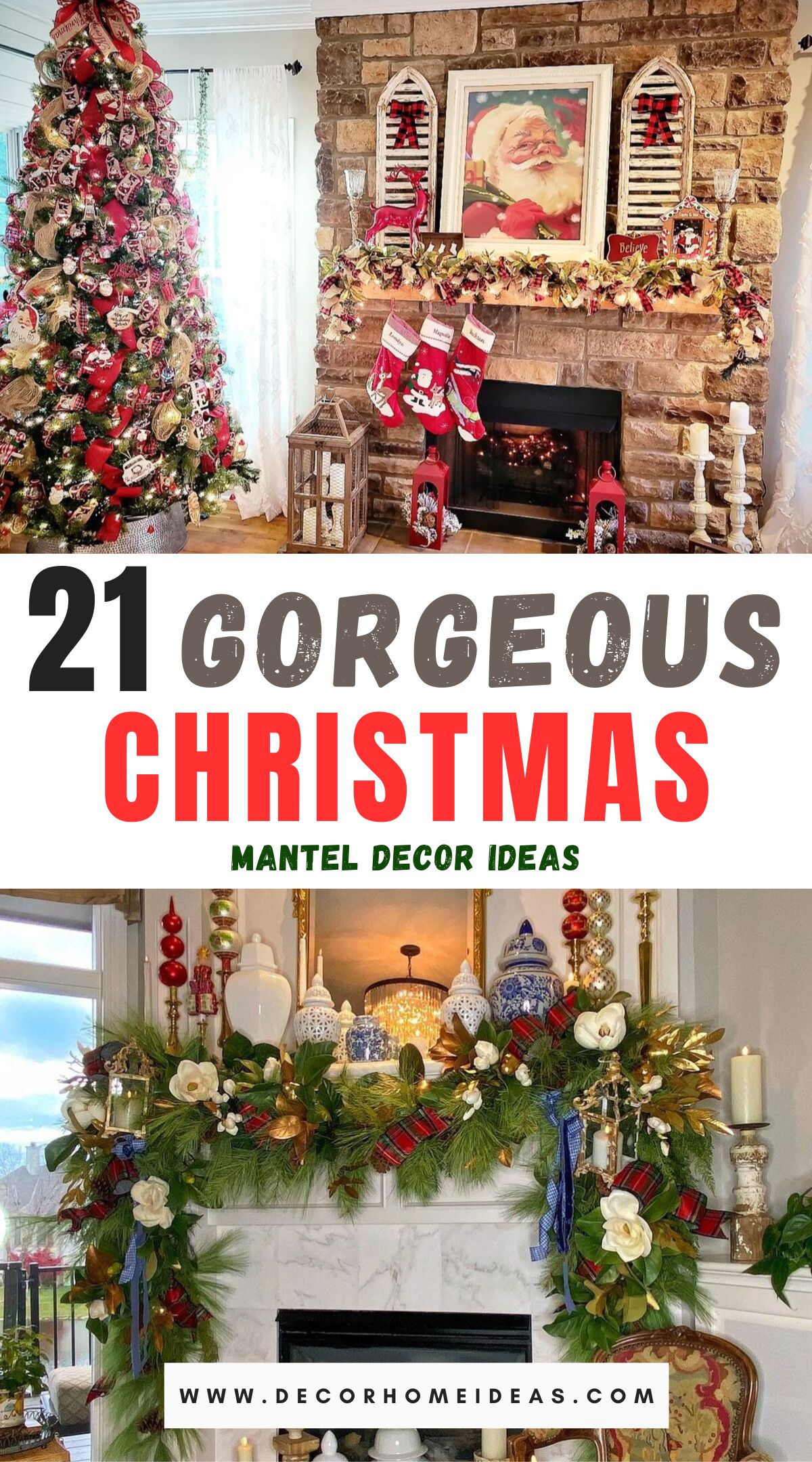 Best Christmas Mantel Decor Ideas 2