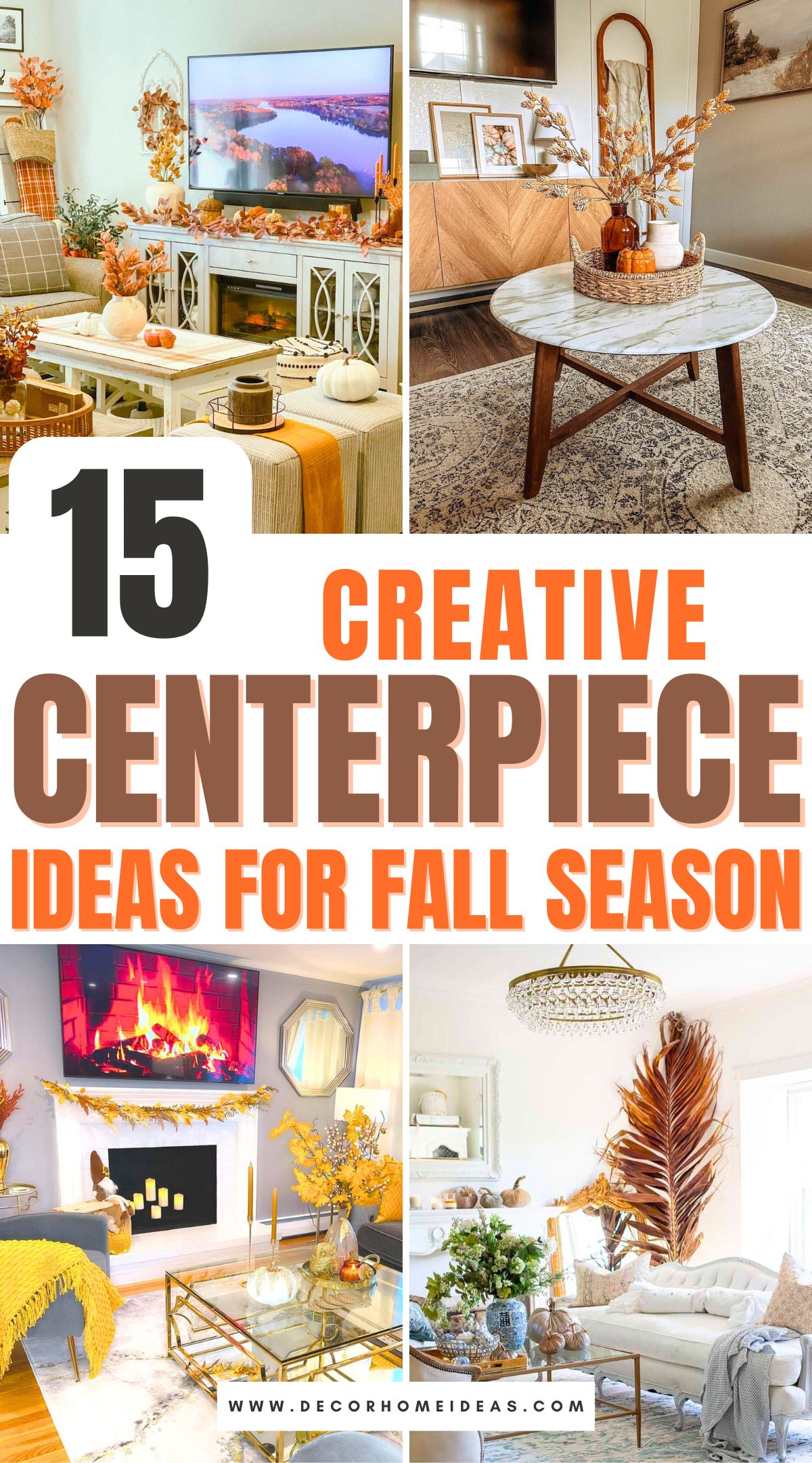 Discover 15 stunning fall centerpieces that effortlessly bring the warmth and charm of the harvest season into your home. From rustic arrangements featuring pumpkins and gourds to elegant displays with rich autumnal hues, these ideas will inspire you to transform your table into a cozy seasonal haven!