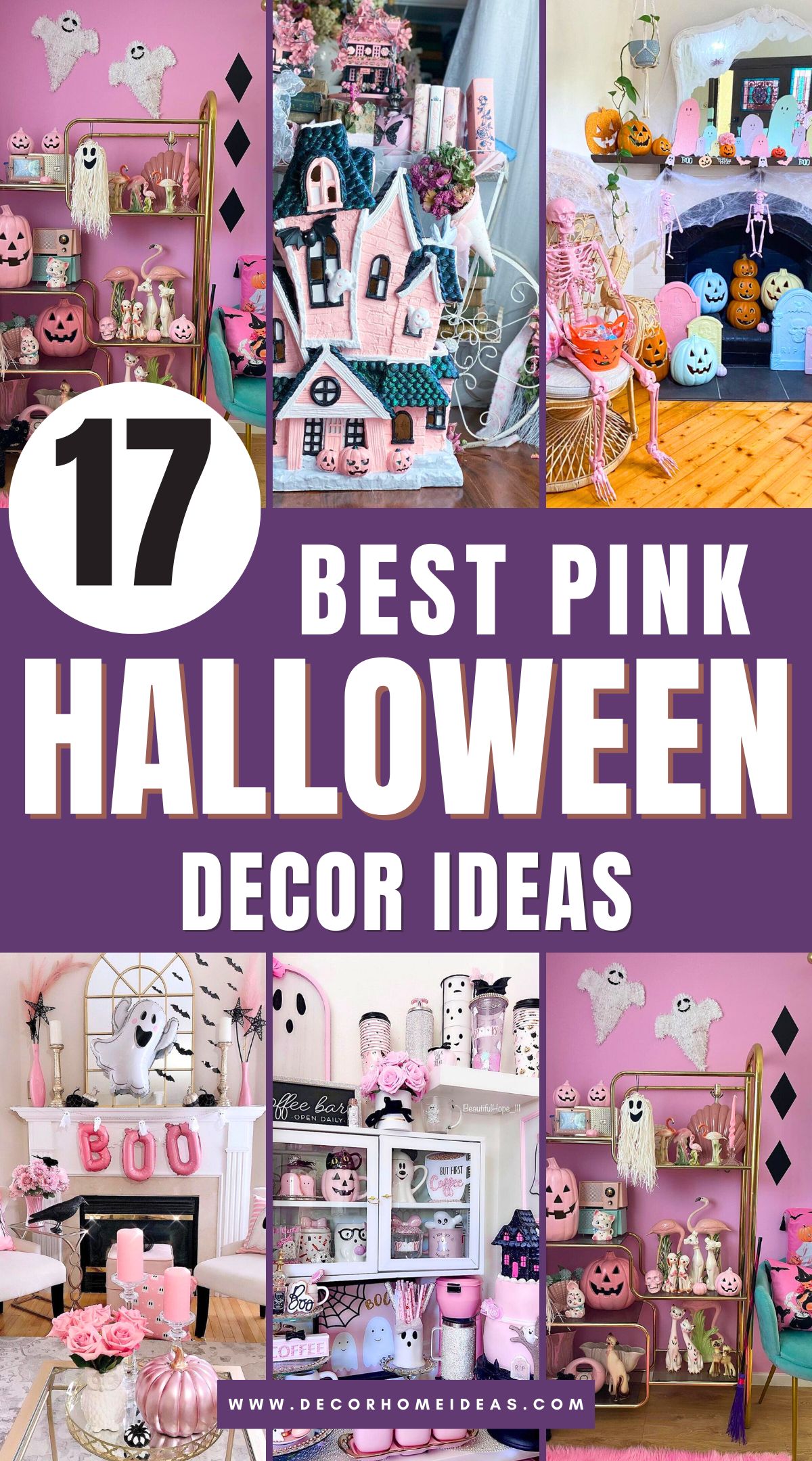 best pink halloween decor ideas 2