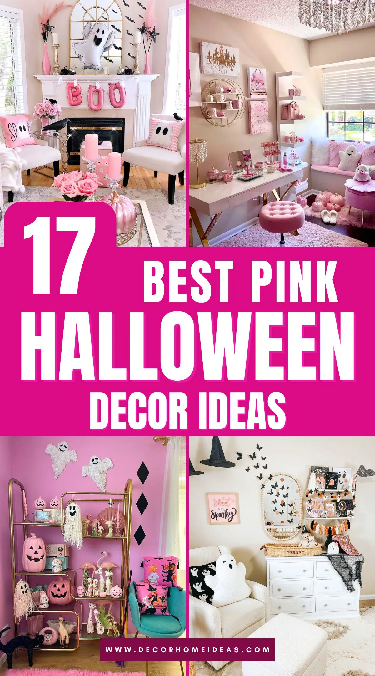 Looking to break away from traditional Halloween colors? Discover 17 charming pink Halloween decor ideas that will add a fun, whimsical twist to your spooky celebrations! From pastel pumpkins to soft, eerie lighting, these unique and stylish ideas blend spooky with sweet for an unforgettable look.