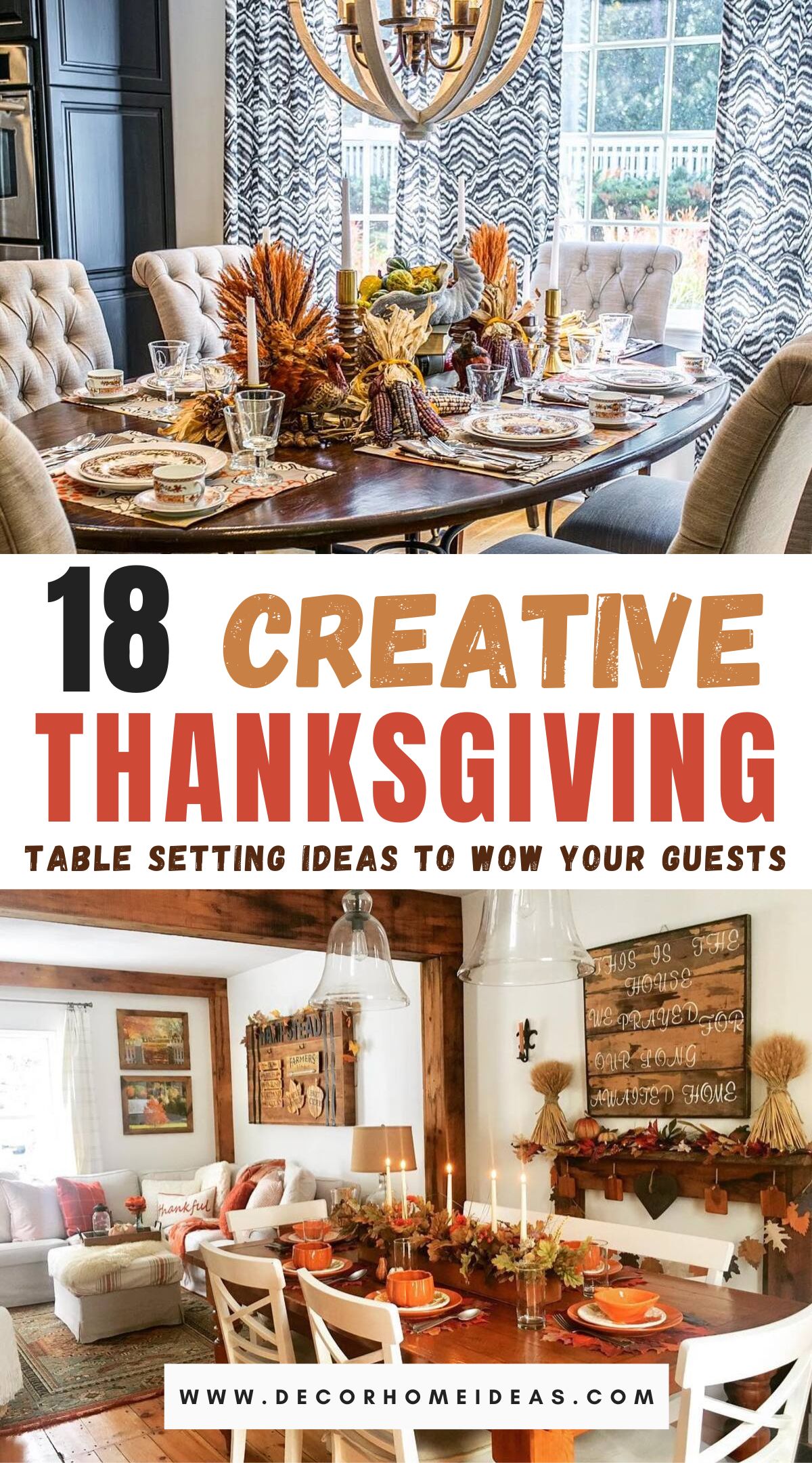 best thanksgiving table setting ideas for the holioday