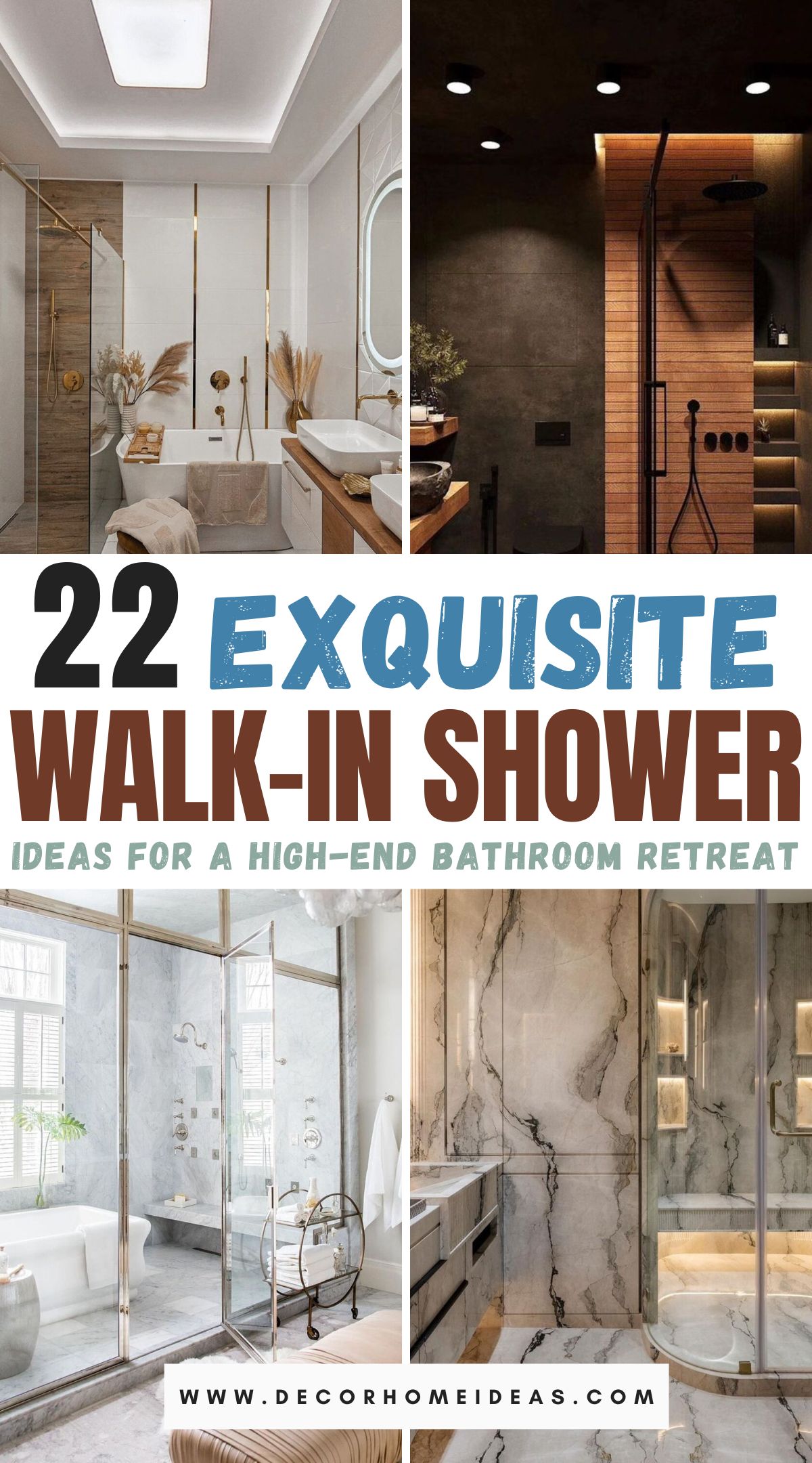 Explore 22 exquisite walk-in shower ideas that will elevate your bathroom's style and functionality. From minimalist designs with sleek glass enclosures to opulent setups featuring stone walls and rainfall showerheads, these ideas offer inspiration for creating a spa-like sanctuary at home.