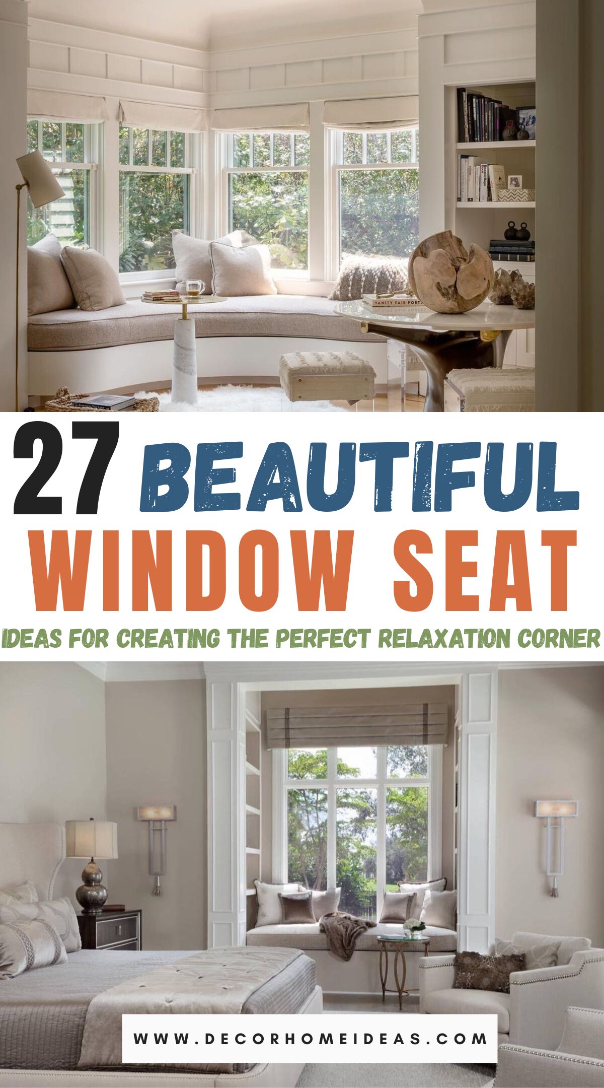 best window seat ideas and designs