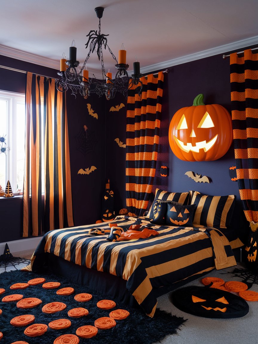 halloween bedroom ideas desgins