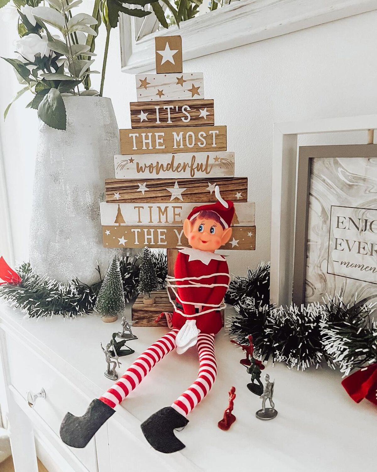 playful elf on the shelf decor ideas 18