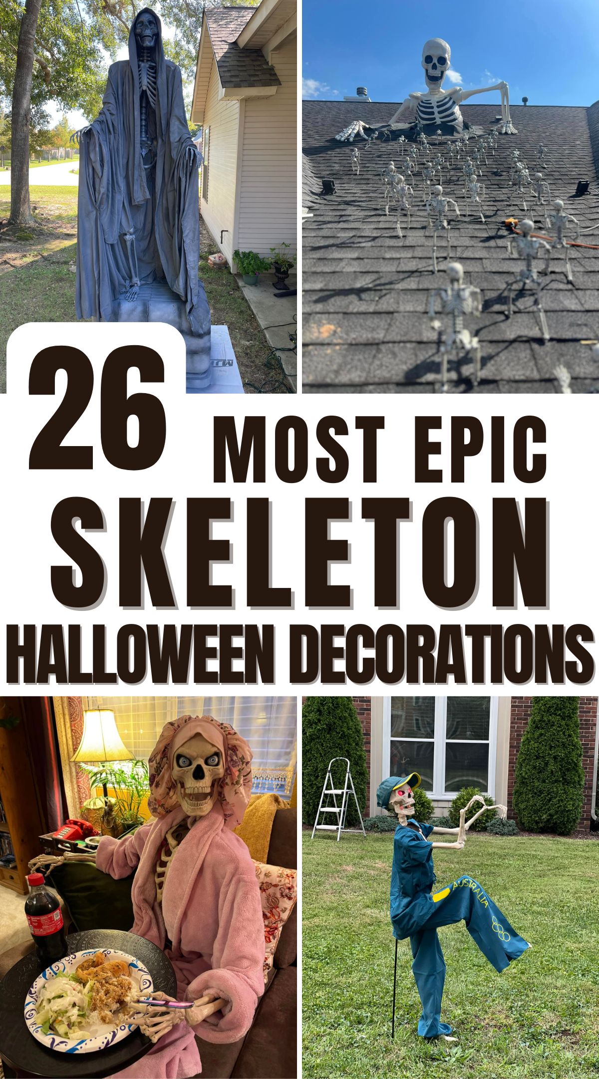 Ready to take your Halloween yard display to the next level? These epic skeleton decorations will make your neighbors stop in their tracks! From spooky to hilarious, you won’t believe the creative ways skeletons can transform your outdoor space. Dive into our list and get inspired for your best Halloween yet!