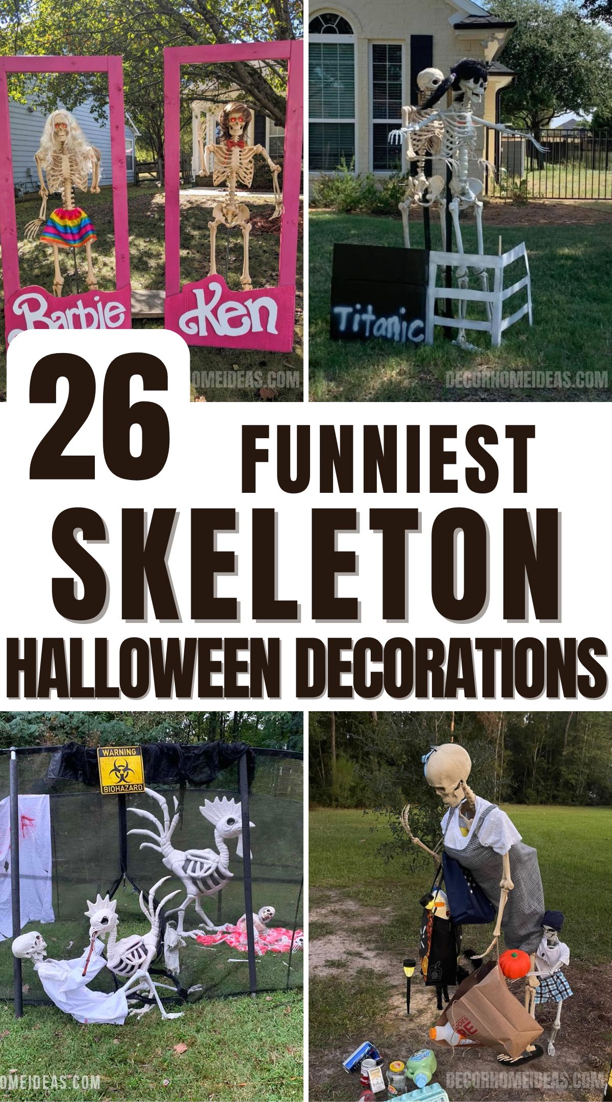 skeleton decorations outdoor 2