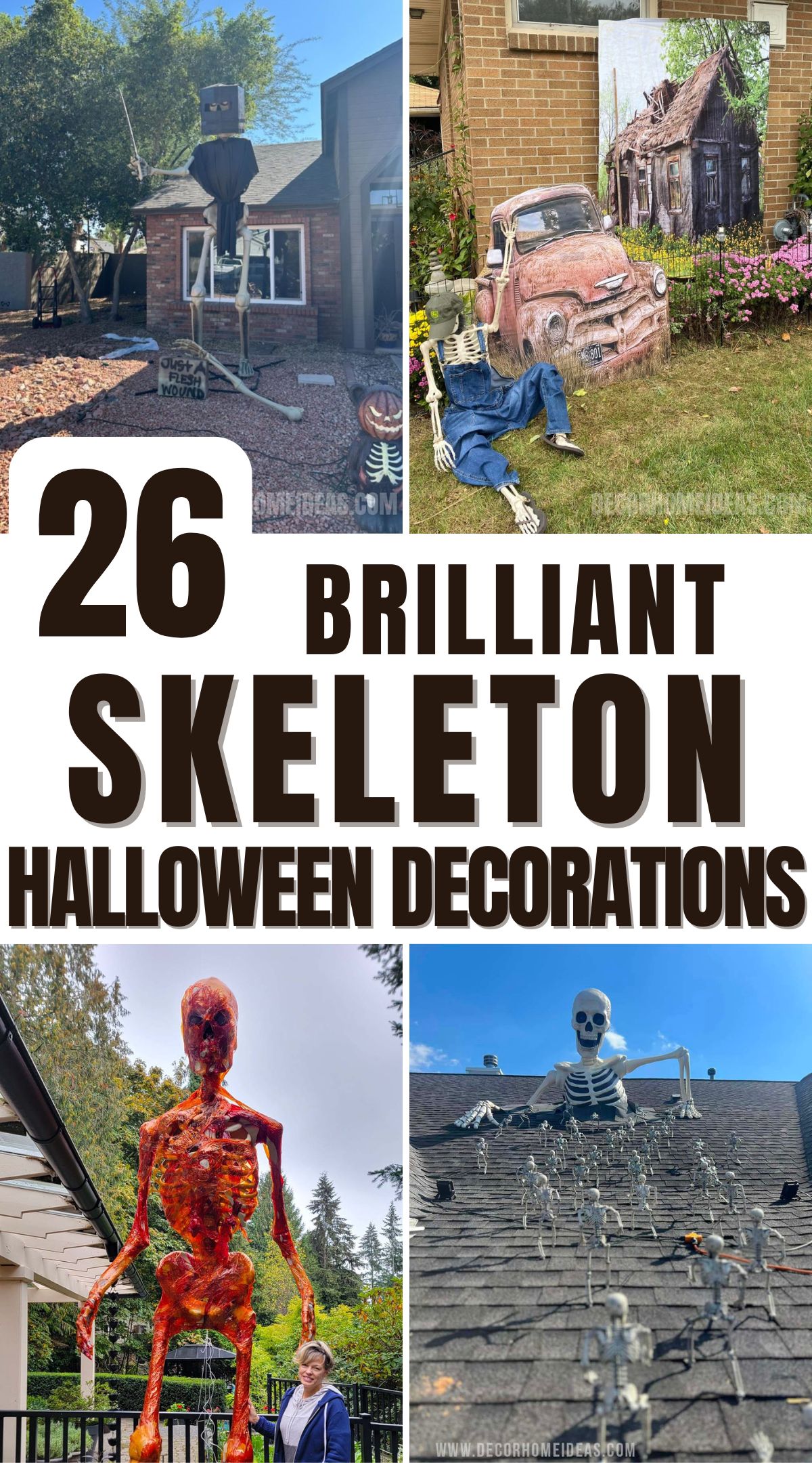 skeleton decorations outdoor 3