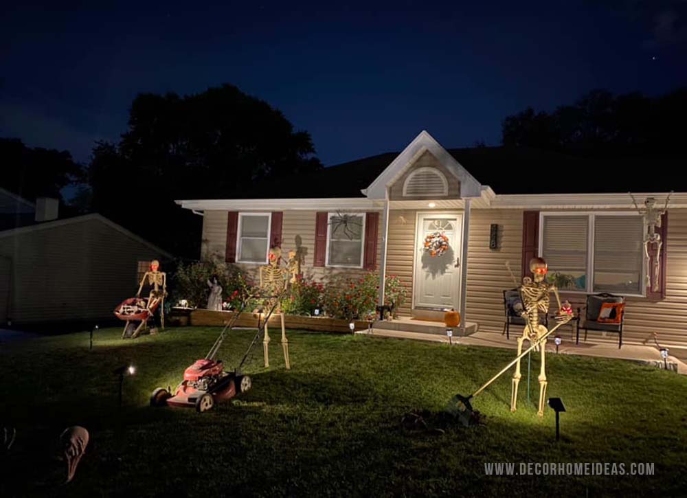 skeleton halloween decorations 3