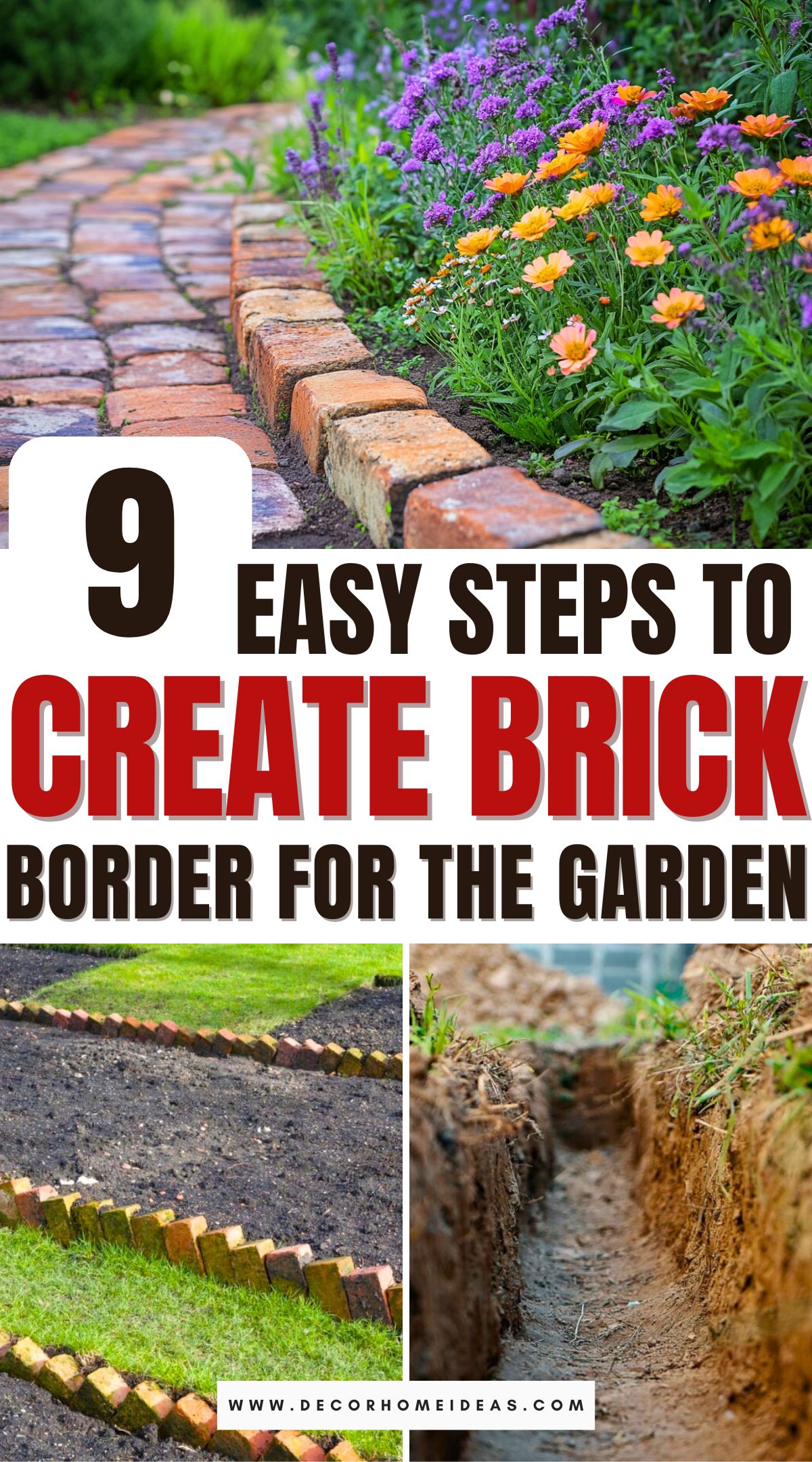 Give your garden a polished edge with this simple 9-step guide to creating brick borders. From selecting materials to laying bricks like a pro, this step-by-step tutorial makes it easy to add a classic touch to your outdoor space. Perfect for pathways, flower beds, and more!