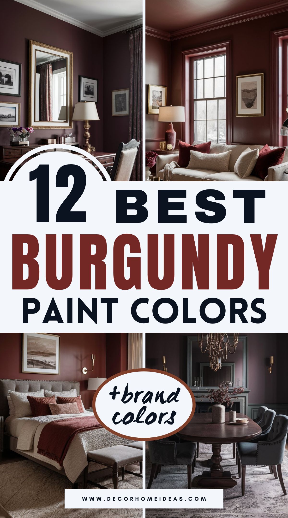 Transform your space with the richness of burgundy! Discover the 12 best burgundy paint colors from top brands like Farrow & Ball, Sherwin-Williams, and Behr. Whether you're creating a cozy nook or a dramatic statement wall, these shades offer timeless elegance. Which will you choose?