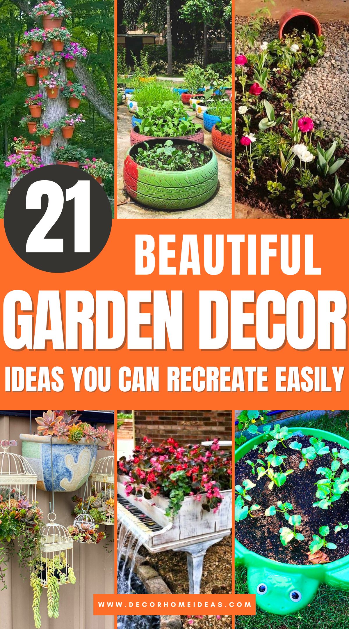 best easy garden decor ideas 2