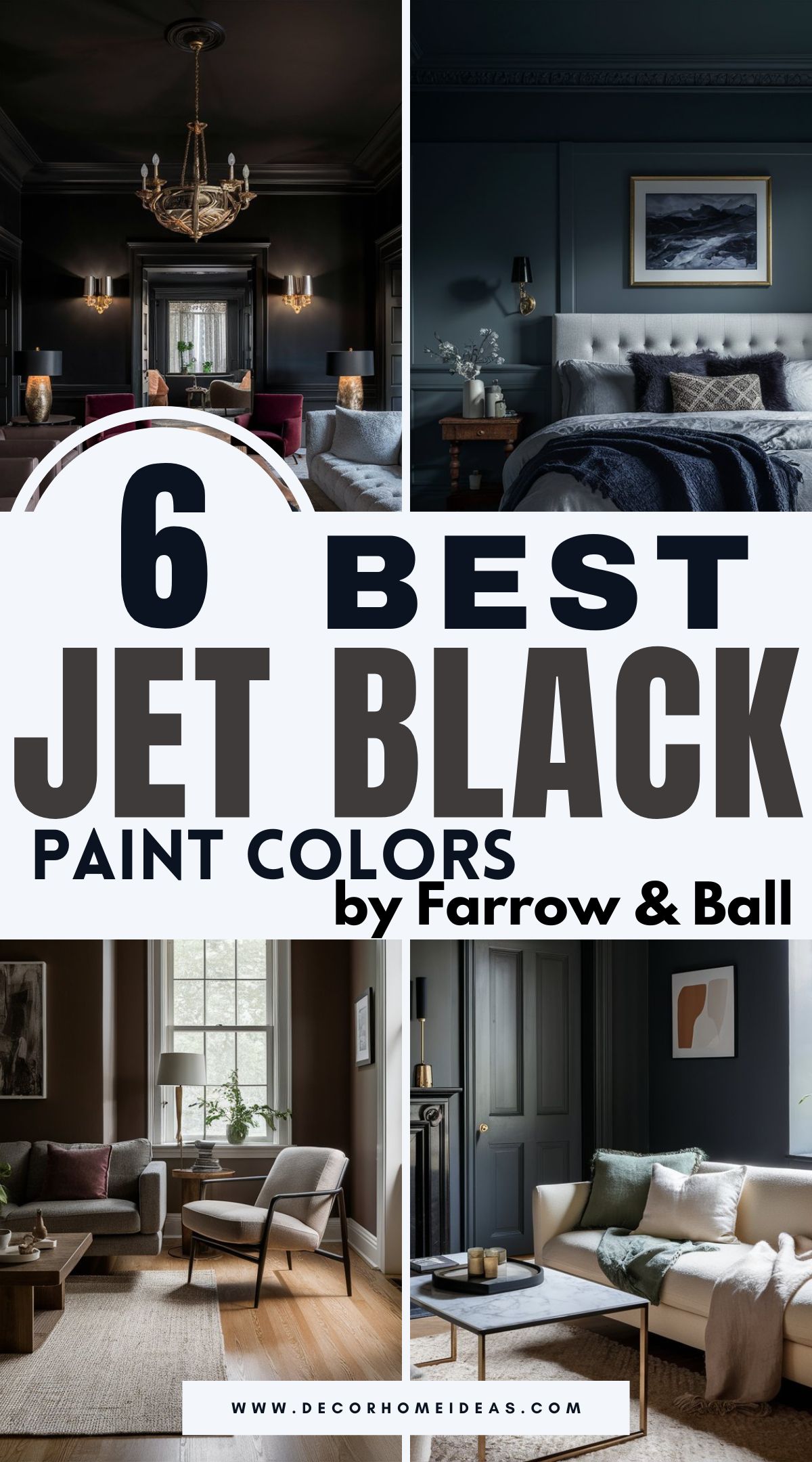 Discover the 6 best jet black paint colors from Farrow & Ball that add a bold, timeless touch to any space. Explore their rich hues, luxurious finishes, and unique undertones to find the perfect shade for your walls, furniture, or accents. Which one will suit your style best?