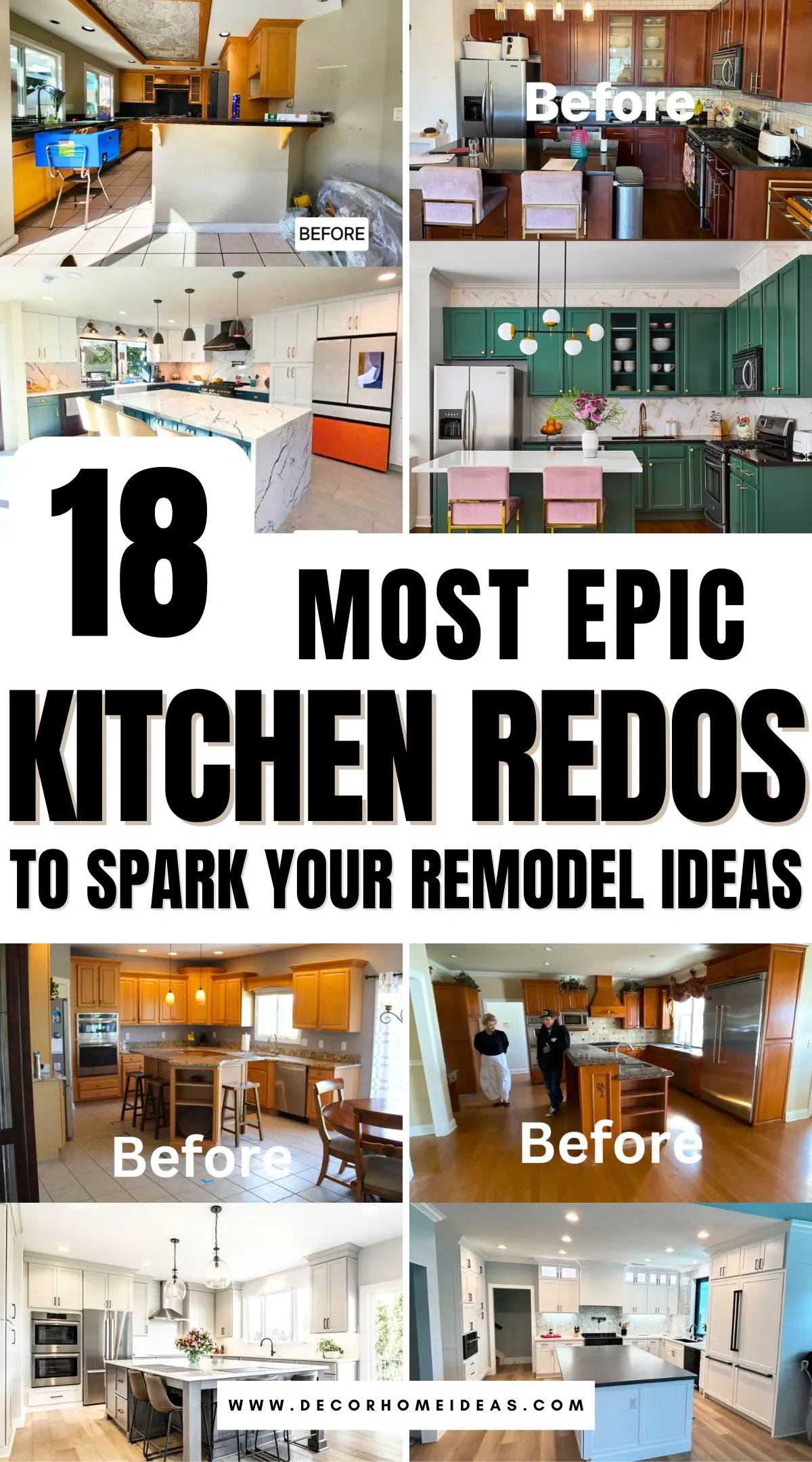 Get inspired by 18 jaw-dropping kitchen remodels that highlight the power of design. From outdated layouts to dream-worthy spaces, these before-and-after transformations showcase clever upgrades, stylish finishes, and ideas to spark your next kitchen project. Don’t miss the details!