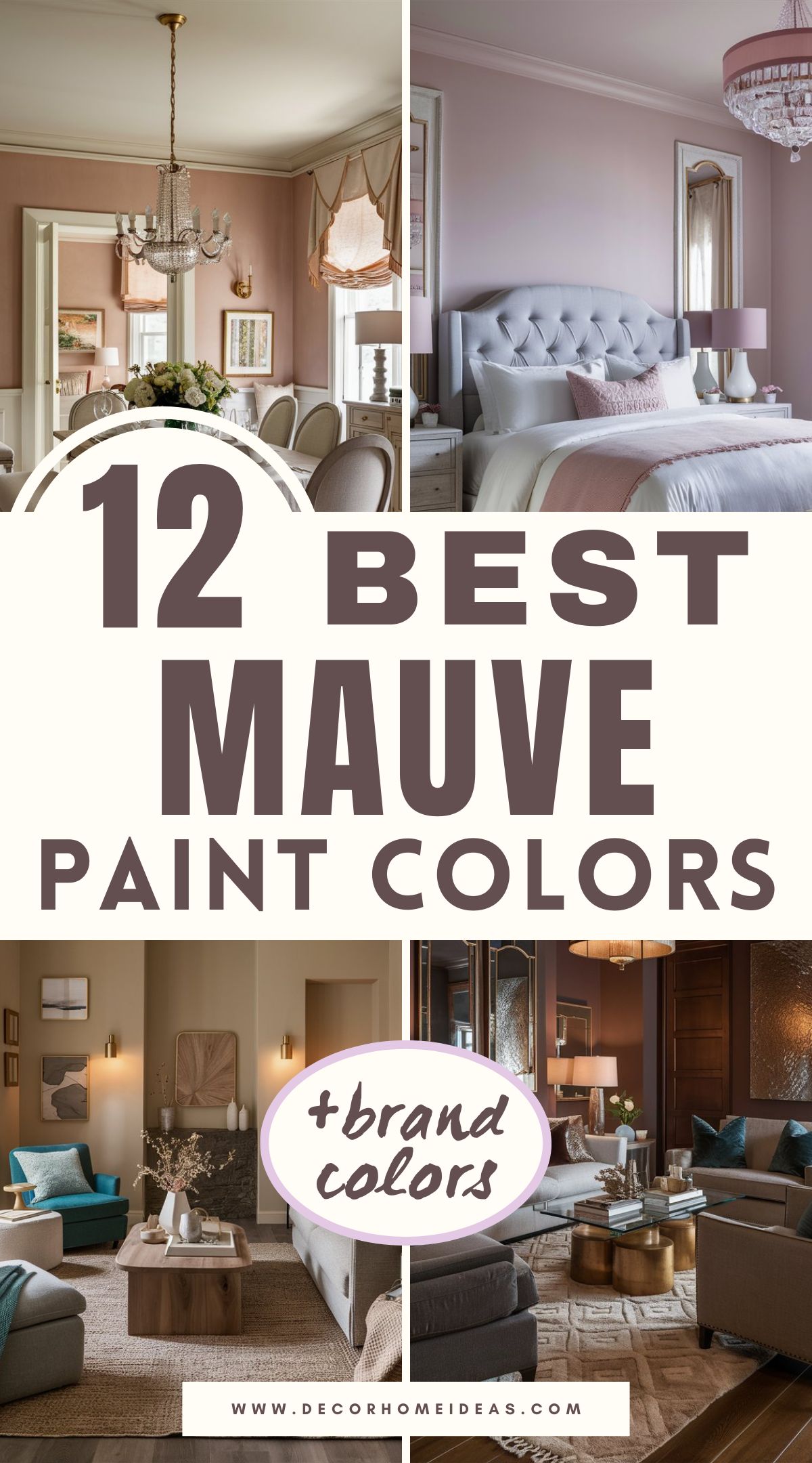 Explore the 12 best mauve paint colors to bring a touch of elegance and warmth to any room. From soft, dusty tones to rich, rosy hues, these shades add depth and sophistication to both modern and classic spaces. Find the perfect mauve to elevate your walls with subtle color and timeless charm!