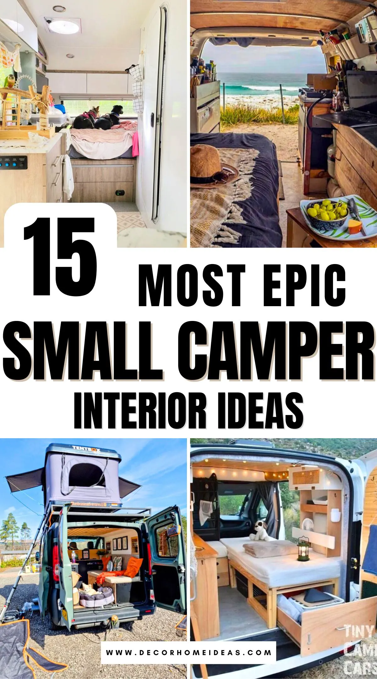 Explore 15 ingenious small camper designs that combine smart layouts with stylish touches to make the most of limited space. From compact kitchens to clever sleeping solutions, these ideas show how creativity and functionality come together for a perfect home on the road.