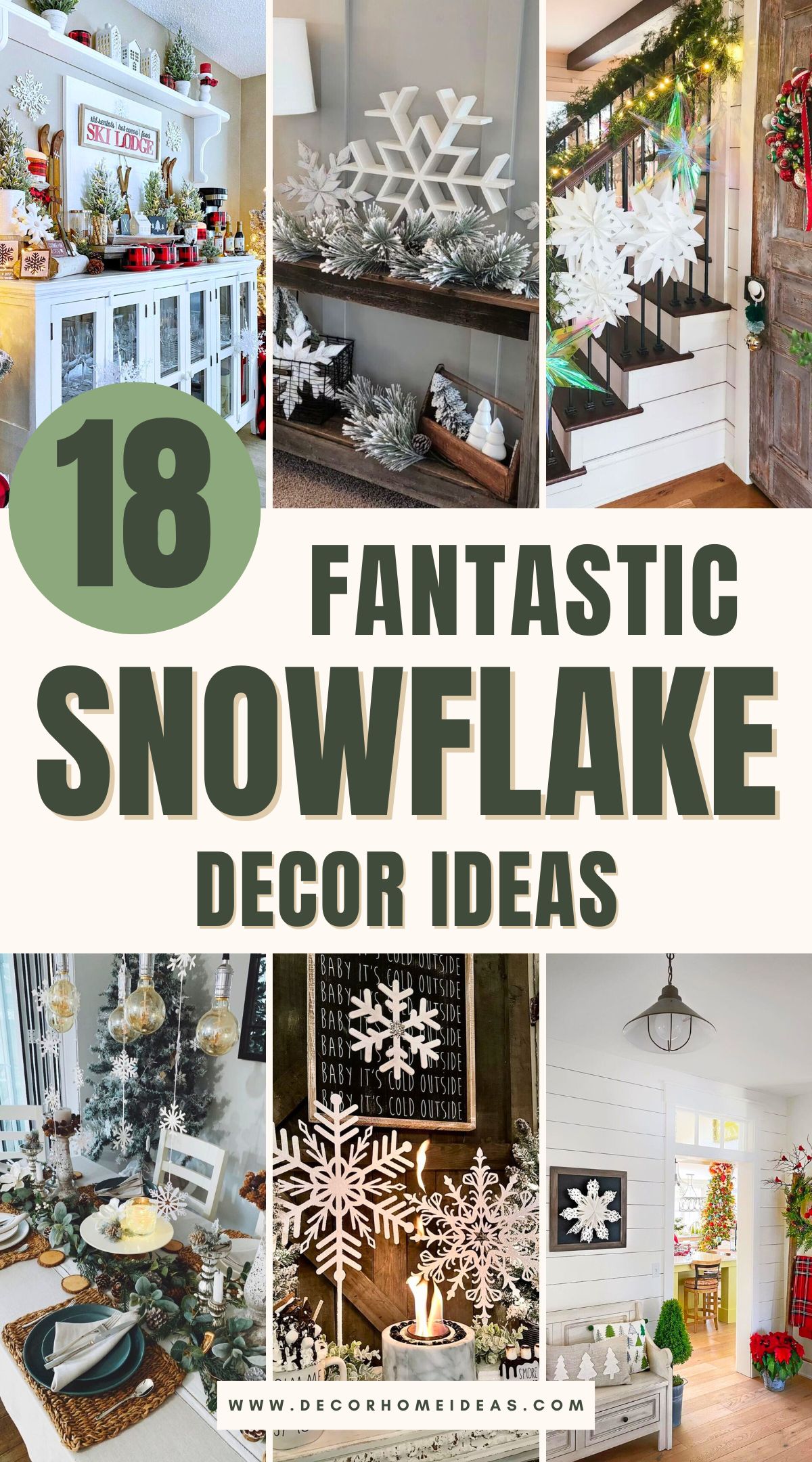 best snowflake decor ideas 2