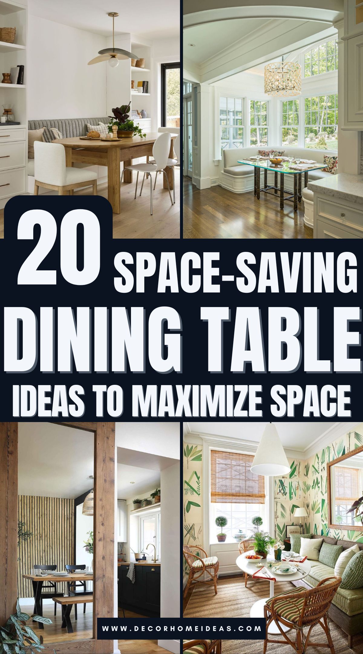 best space saving dining table ideas 2