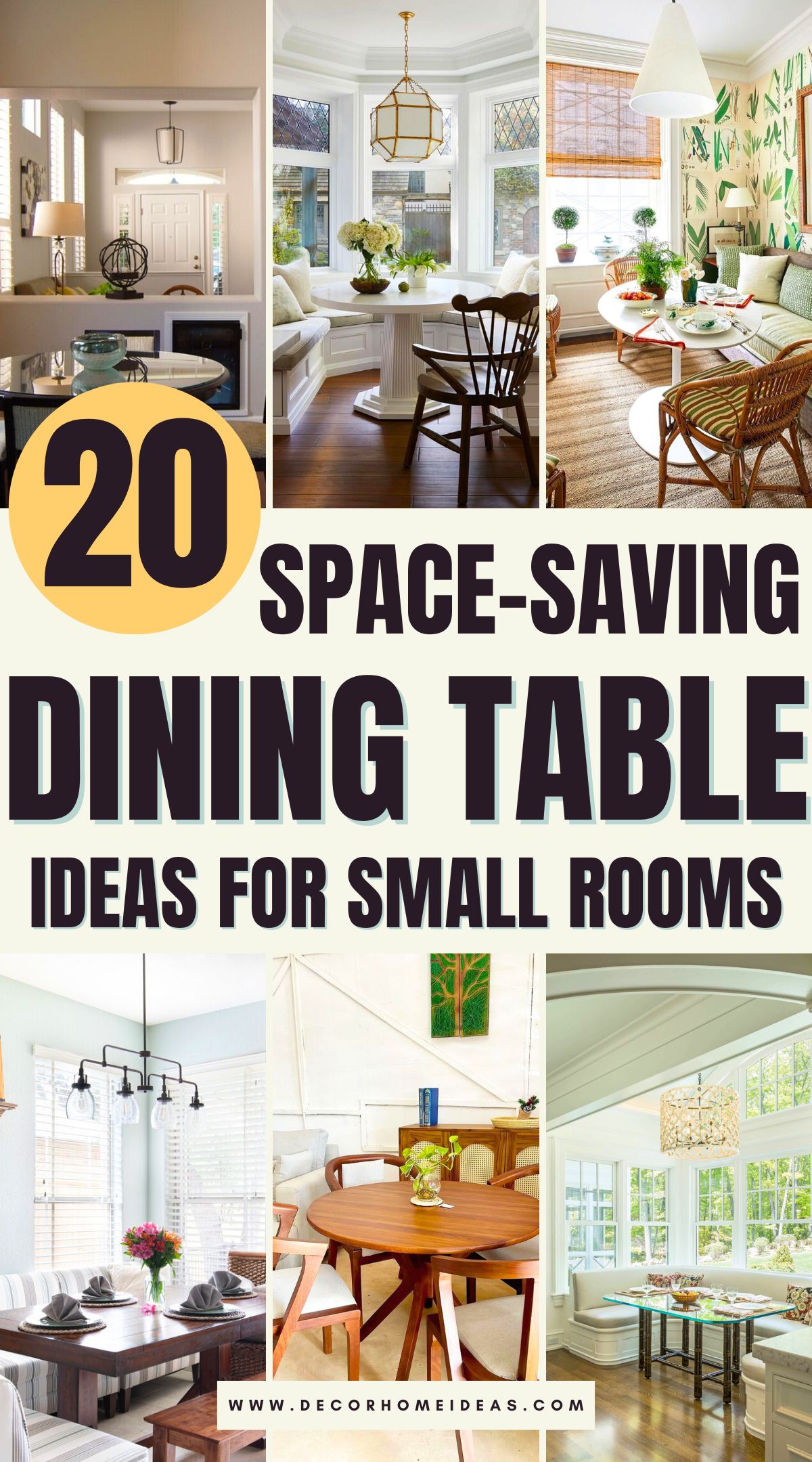 best space saving dining table ideas 3