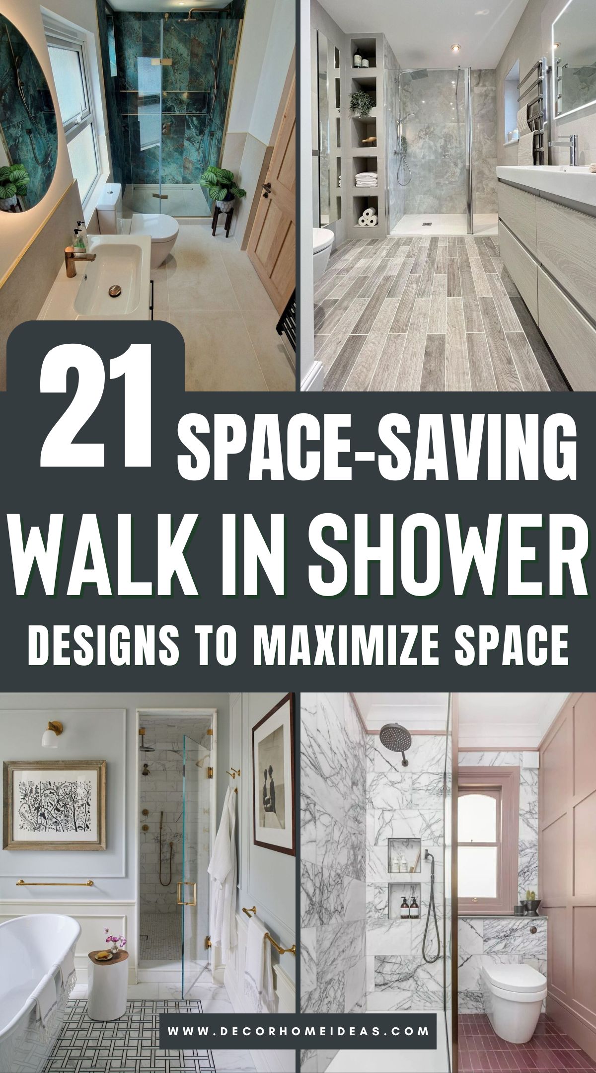 best space saving walk in shower ideas 2