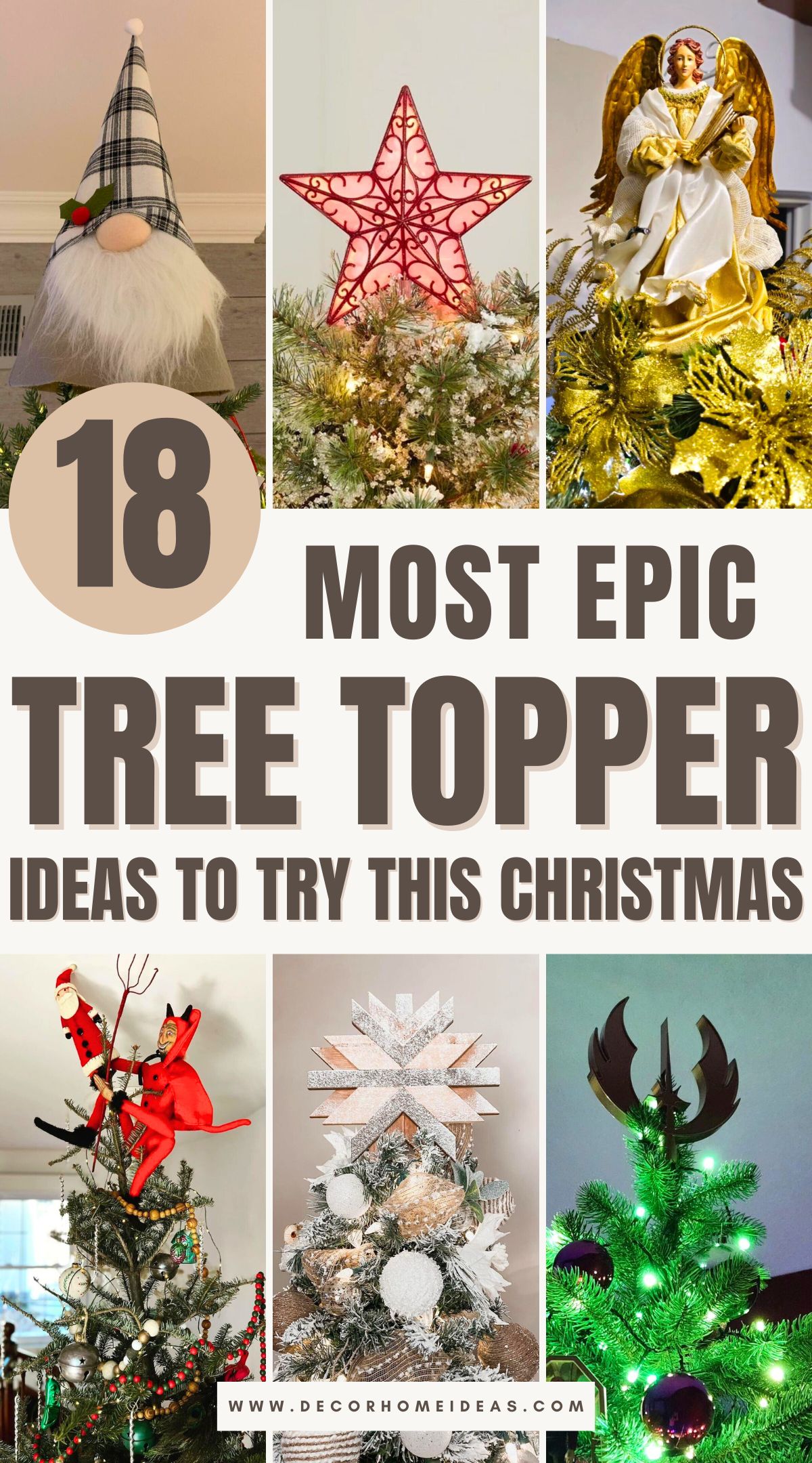 best tree topper ideas 2