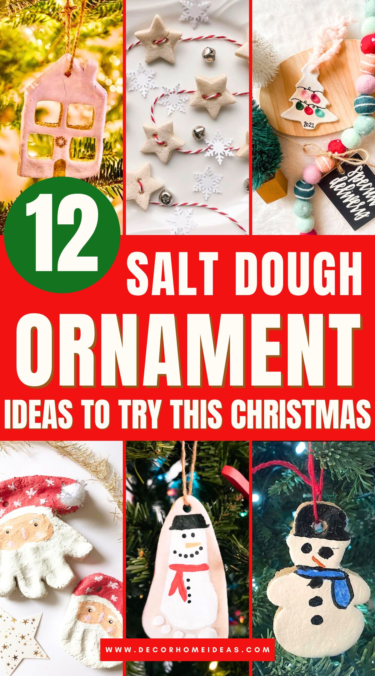 christmas salt dough ornament ideas 2