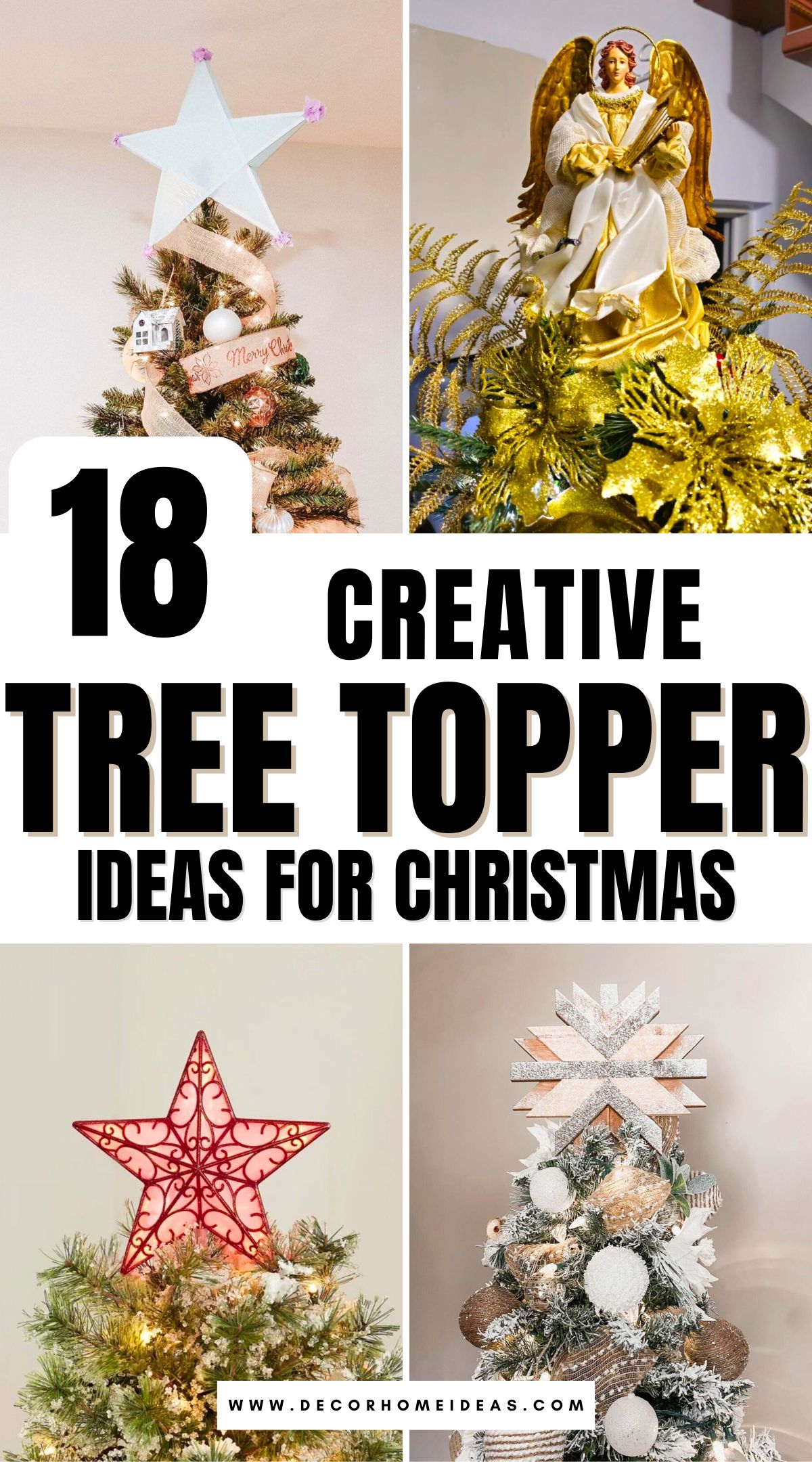 Looking to make your Christmas tree truly unforgettable this year? Discover 18 creative tree topper ideas that go beyond the traditional star or angel. From whimsical DIY designs to elegant statement pieces, these unique toppers will bring personality and festive flair to your holiday decor!