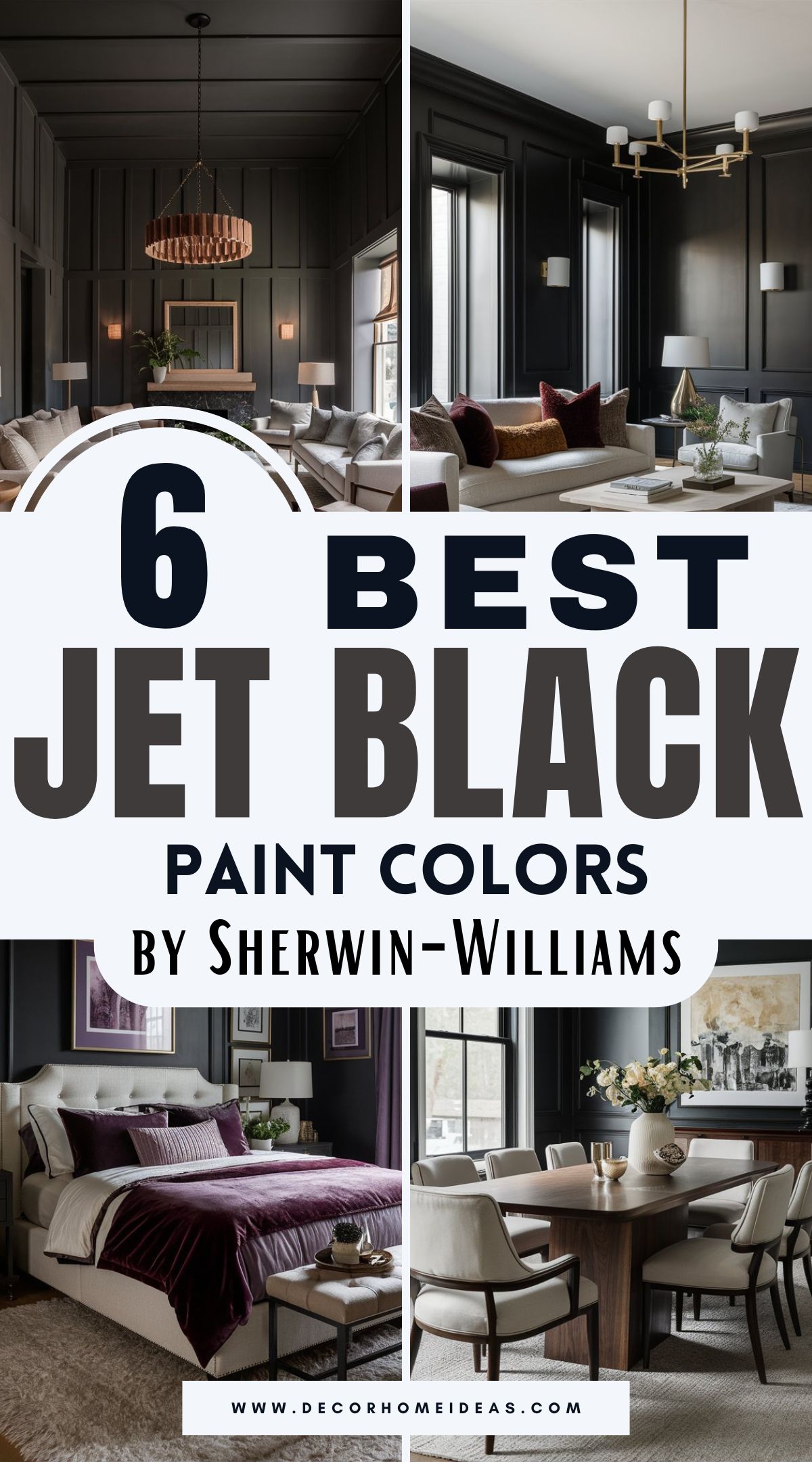 Looking for the perfect jet-black paint to make a bold statement? Explore six top Sherwin-Williams shades that deliver striking depth and sophistication. Whether for walls, accents, or furniture, these versatile blacks add drama and timeless elegance to any space.