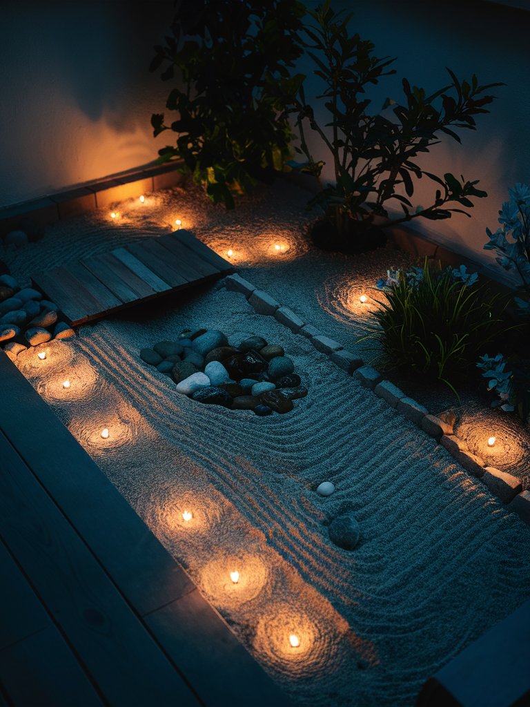 Candlelight Zen Garden