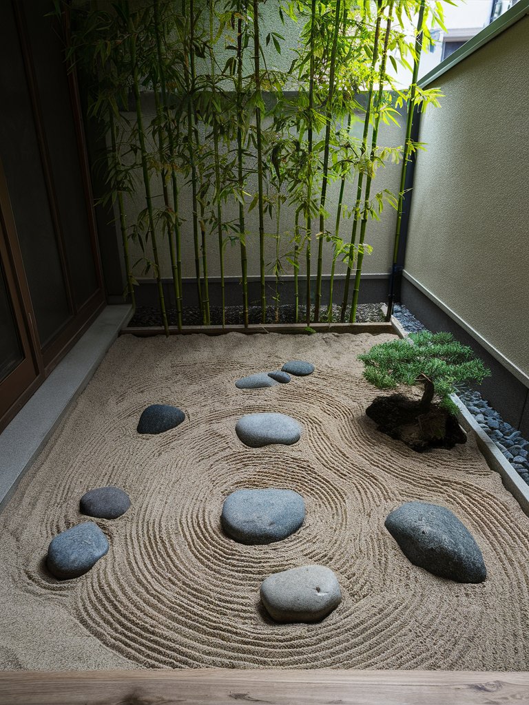 Corner Zen Garden