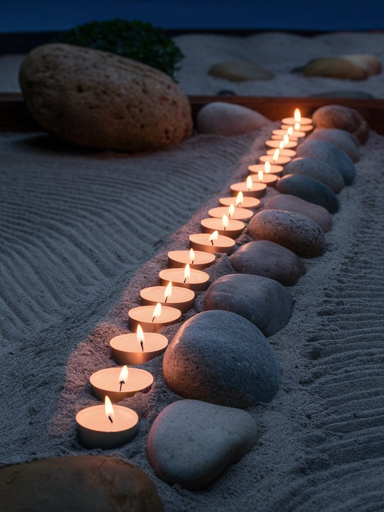 Simple Candle Arrangement