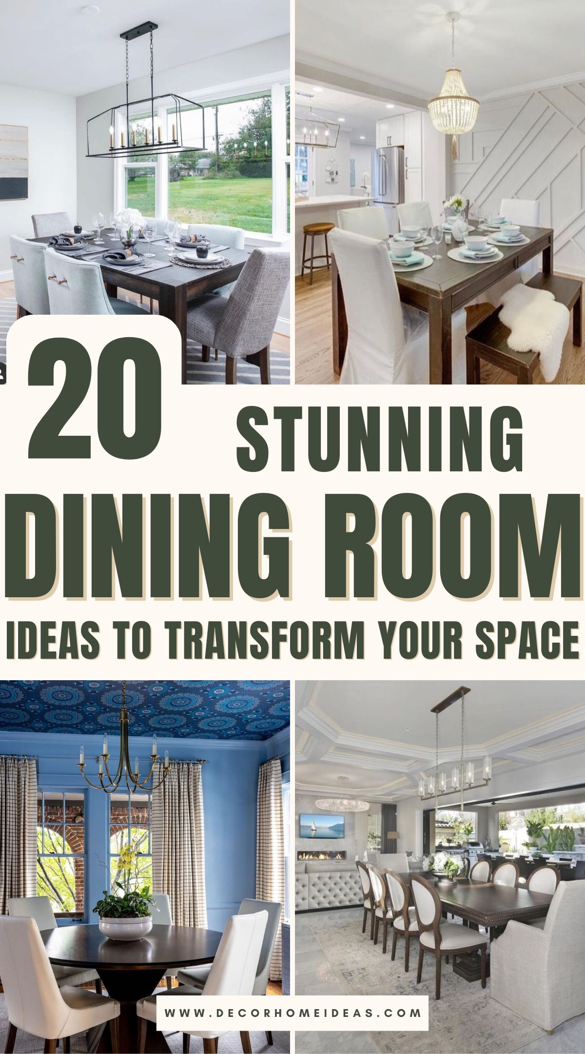 best dining room transformations 1