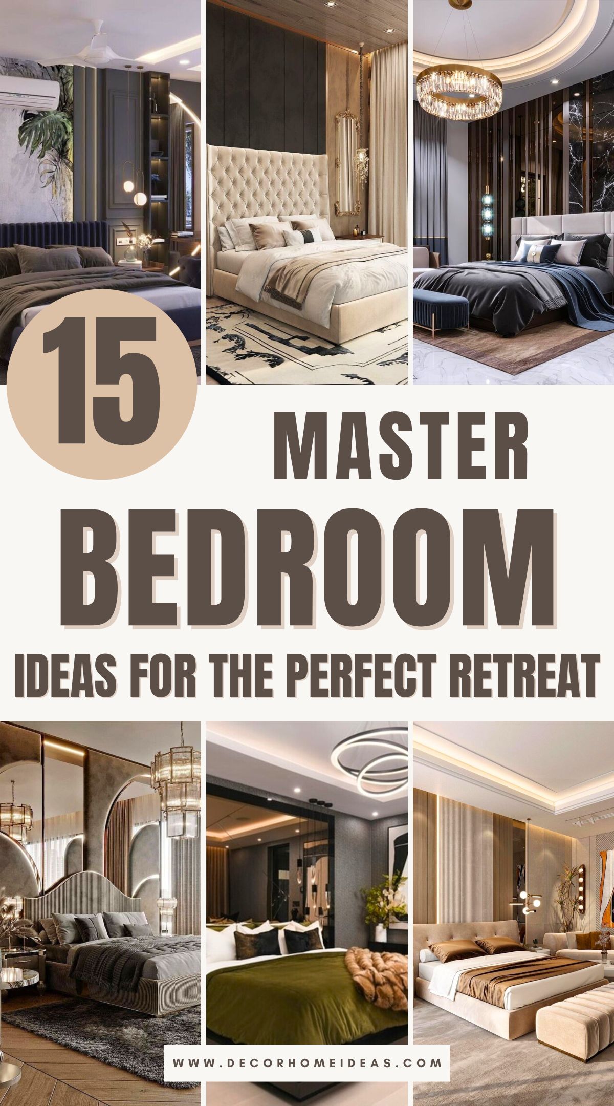 best luxury master bedroom retreats 2