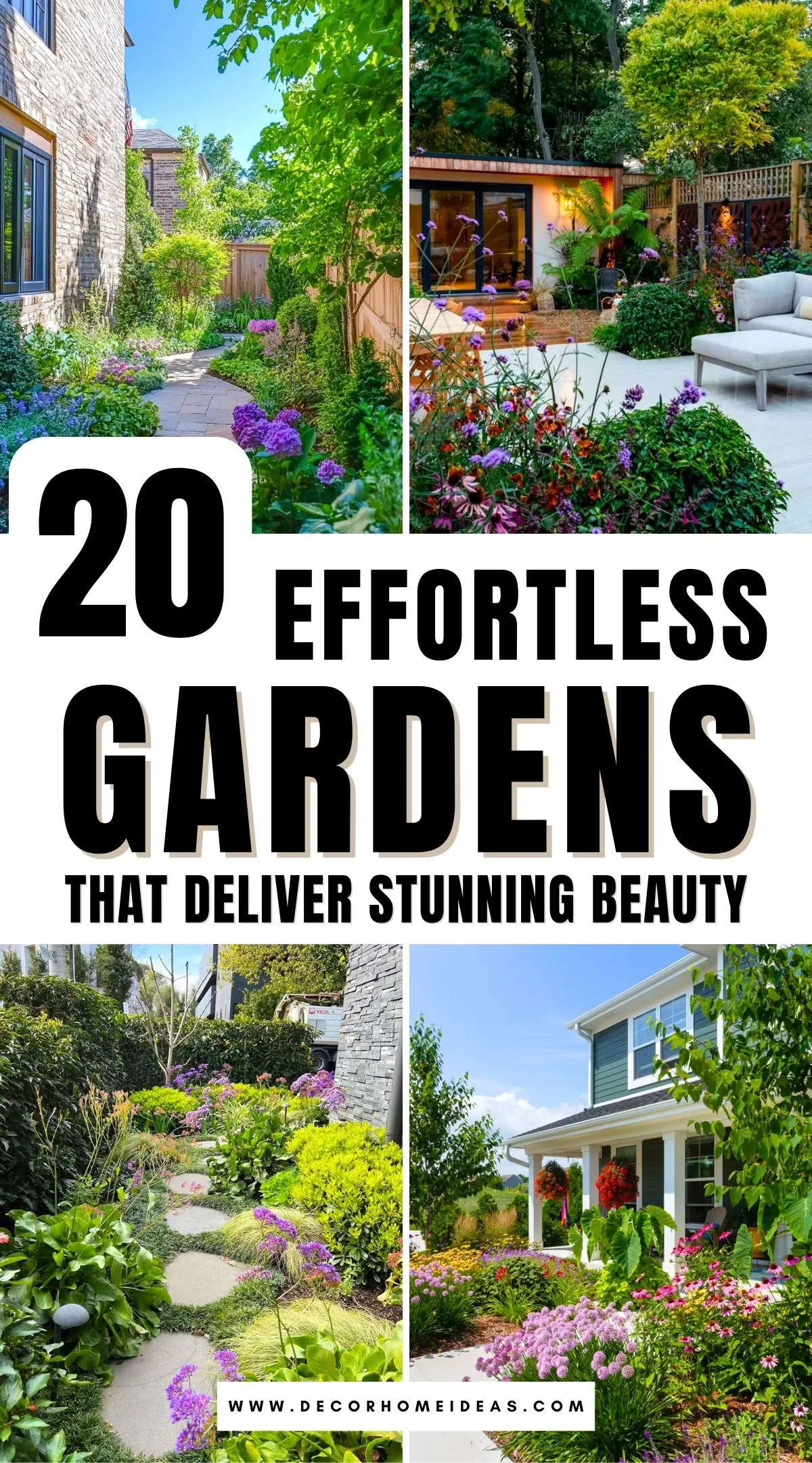 Discover 20 garden ideas that blend simplicity with breathtaking charm. From low-maintenance designs to lush greenery and vibrant blooms, these gardens are perfect for any skill level. Find inspiration to create a serene outdoor retreat with minimal effort and maximum beauty.