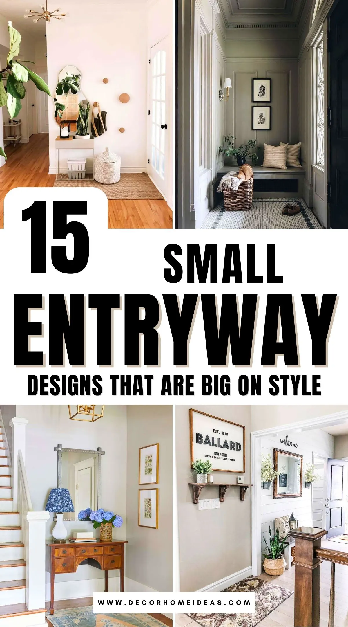 Discover 15 stunning small entryway designs that pack a punch when it comes to style and functionality. From clever storage solutions to eye-catching décor ideas, these spaces prove that even the tiniest entryways can make a lasting impression. Explore these chic and practical inspirations!