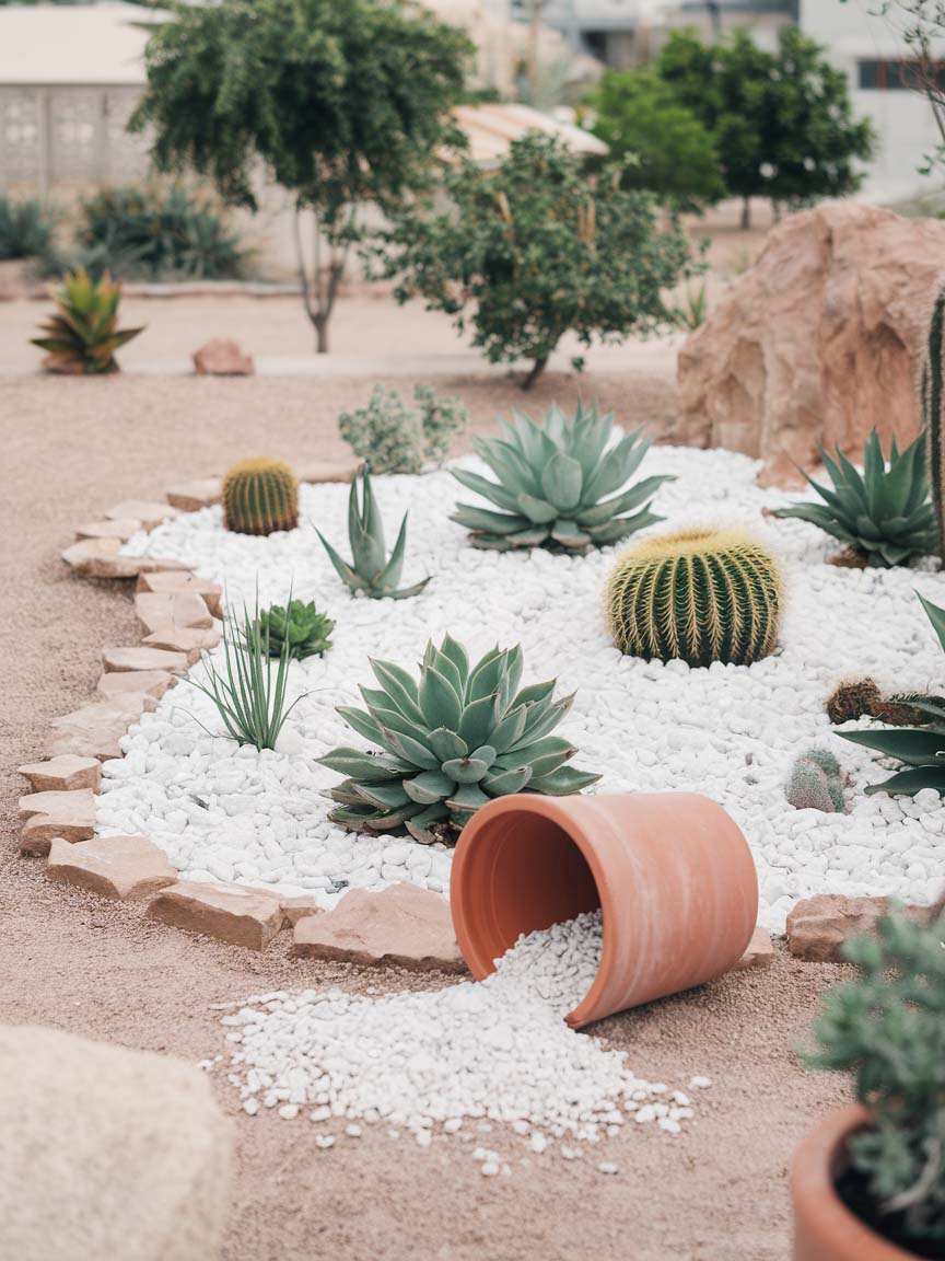 22. Desert-Inspired Succulent Garden