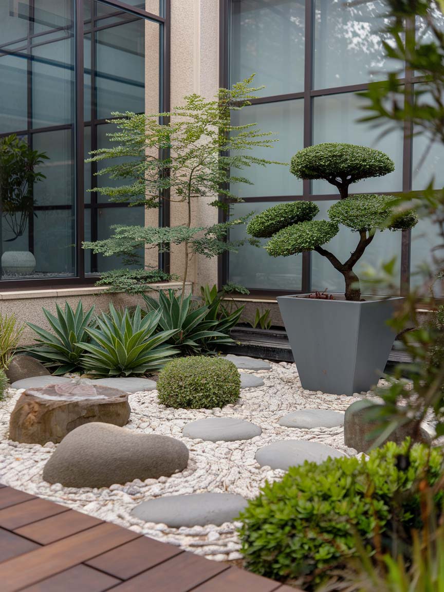 24. Zen-Inspired Garden with Minimalist Features