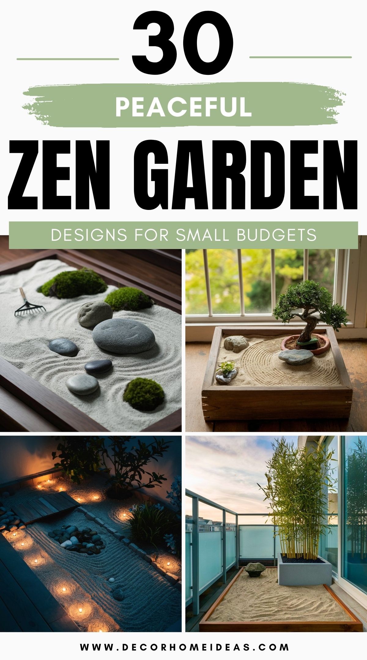 zen garden ideas on a budget 4