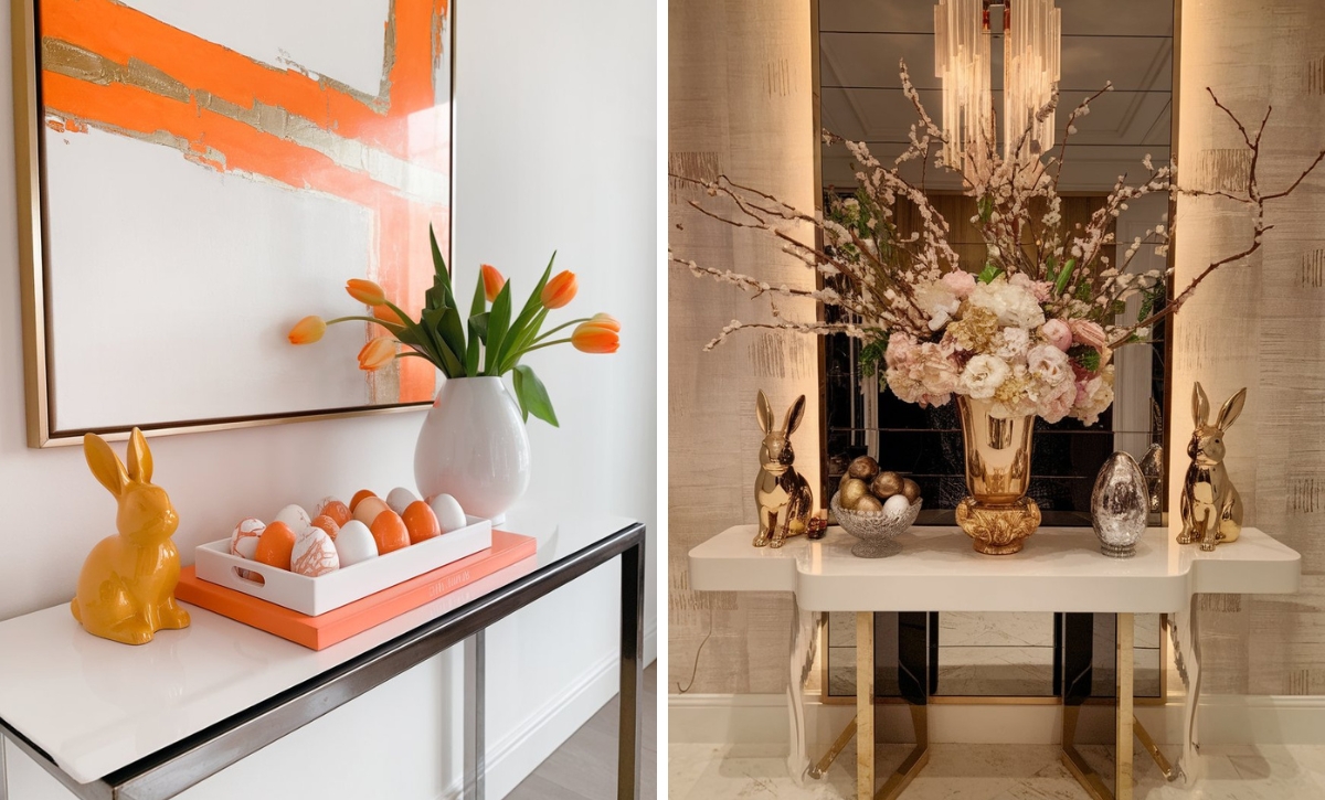 23 Modern Easter Entryway Table Ideas to Impress Your Guests