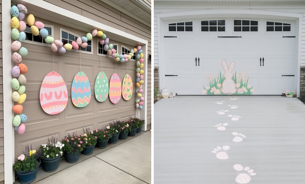 25 Easter Garage Door Decorations to Delight Your Neighbors