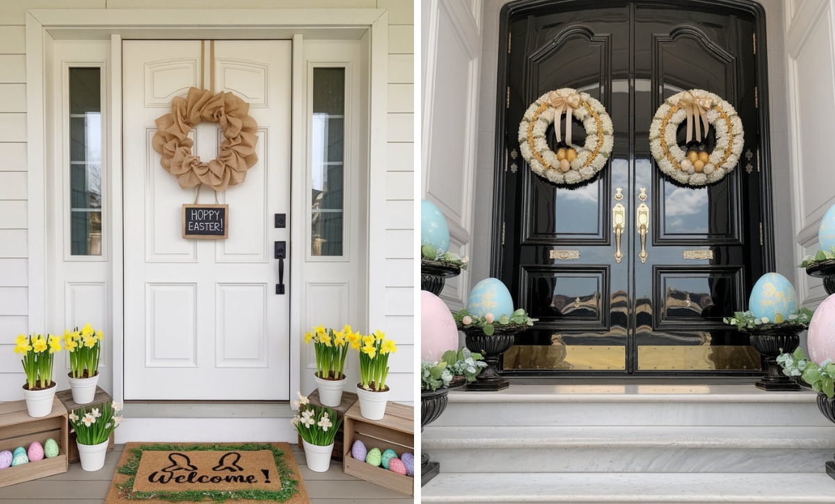 29 Creative Easter Door Decorations That Make a Statement