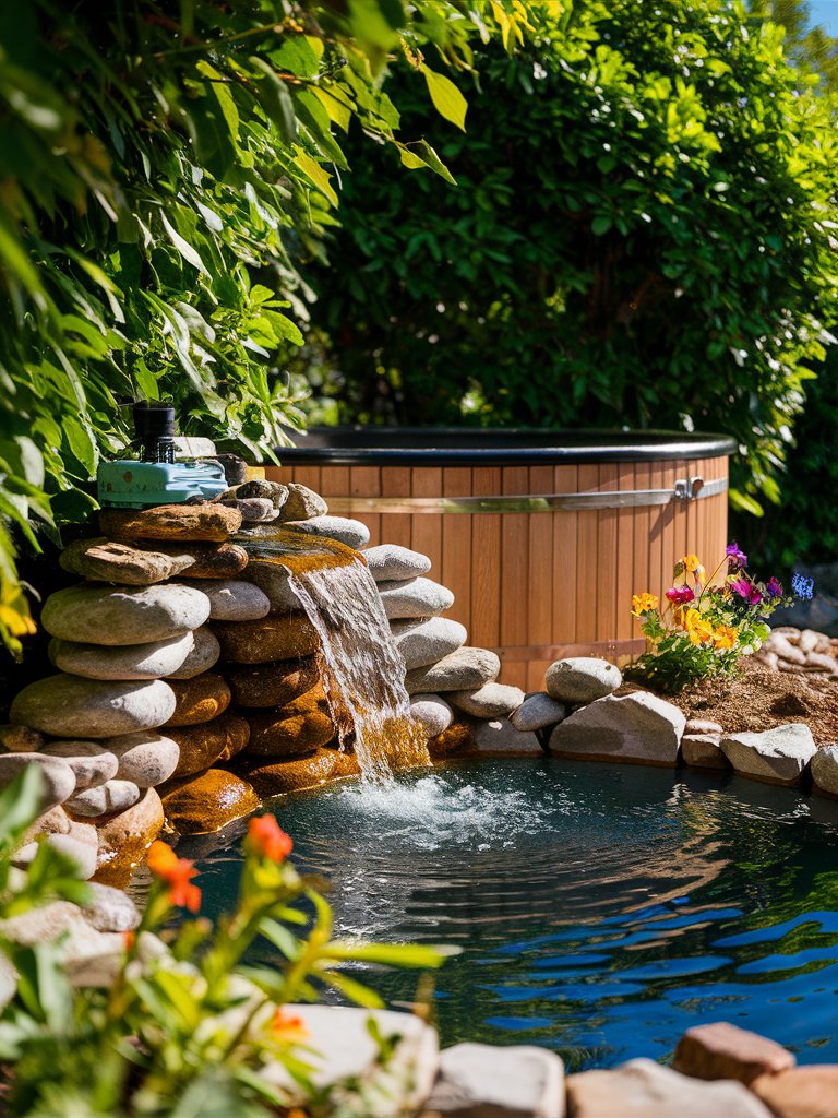 DIY Waterfall Feature