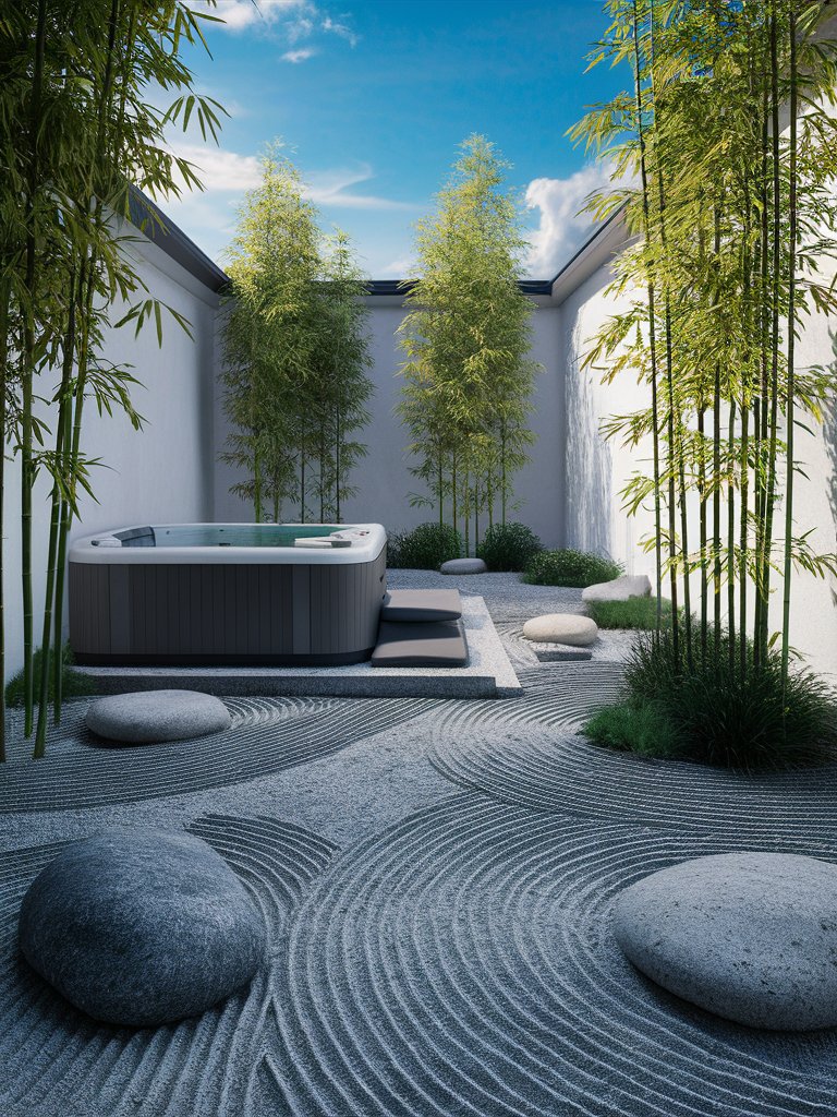 Zen Garden Tub