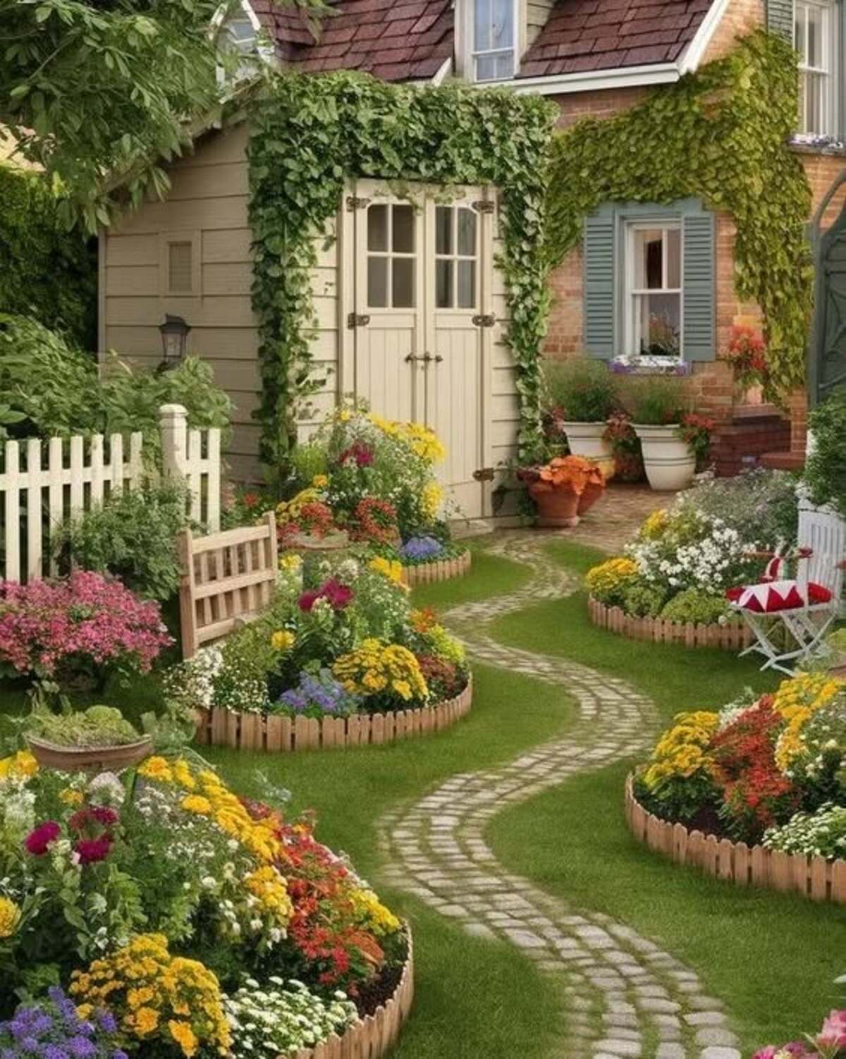 beautiful flower bed layouts 28